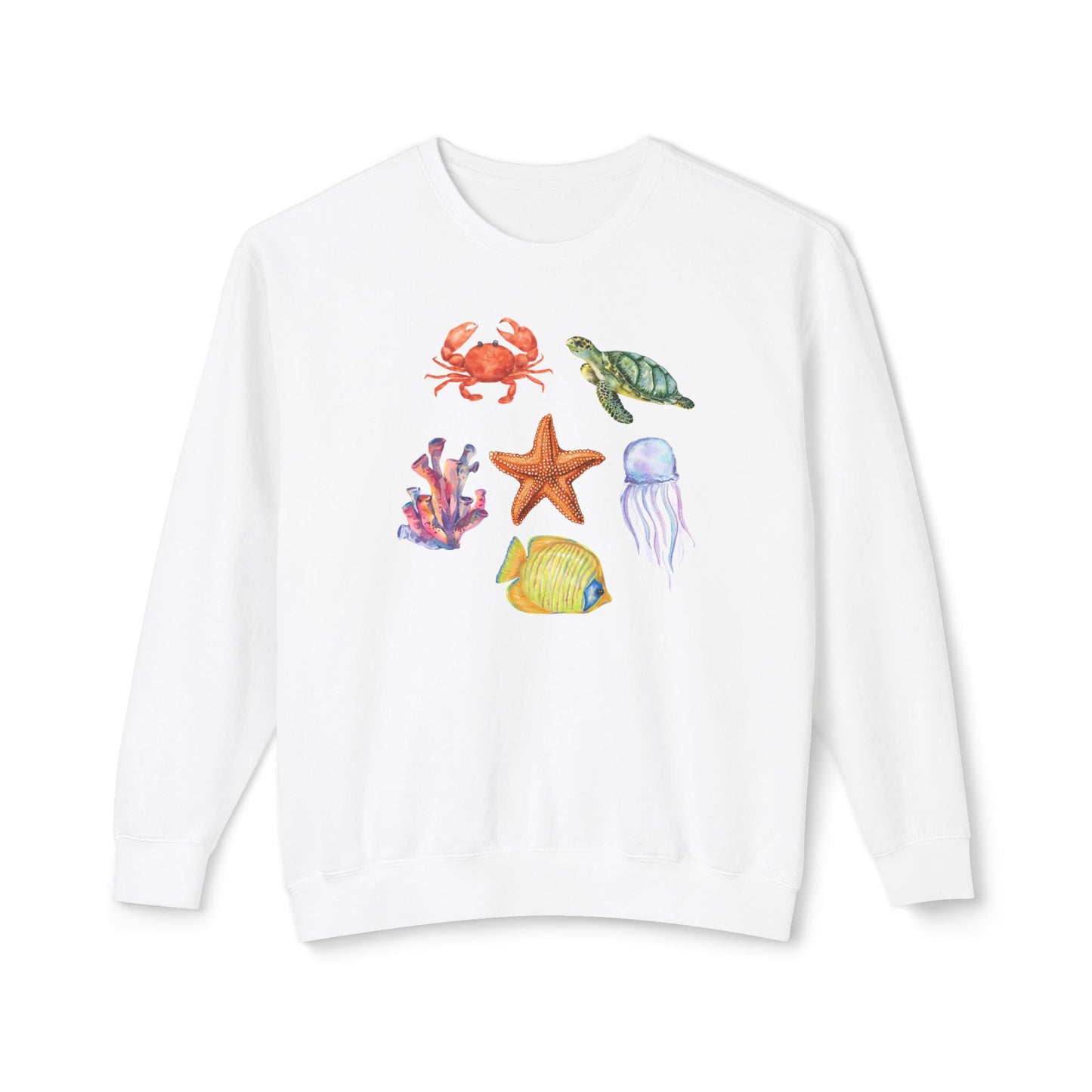 Ocean Creatures Comfort Colors Sweatshirt
