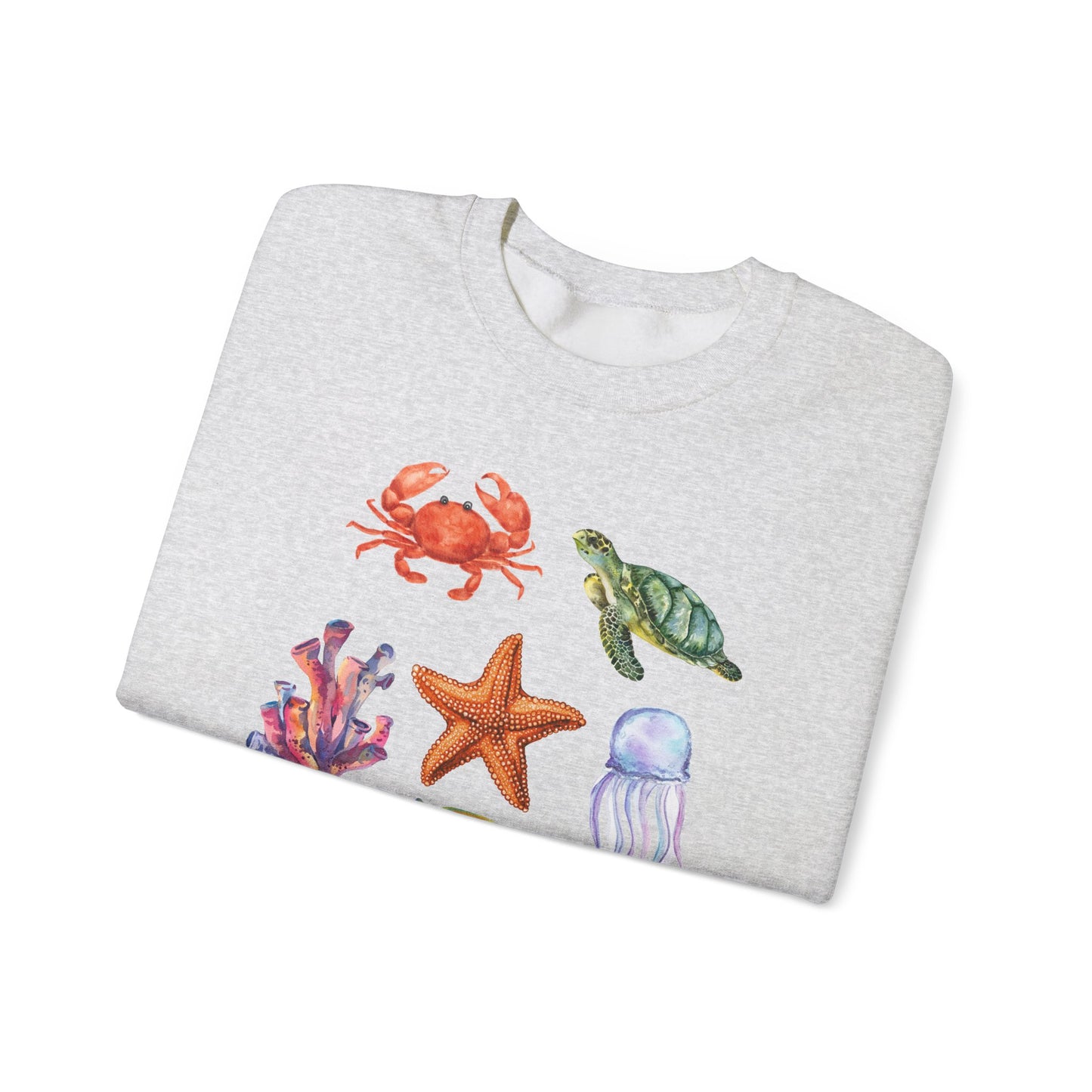 Ocean Creatures Crewneck Sweatshirt
