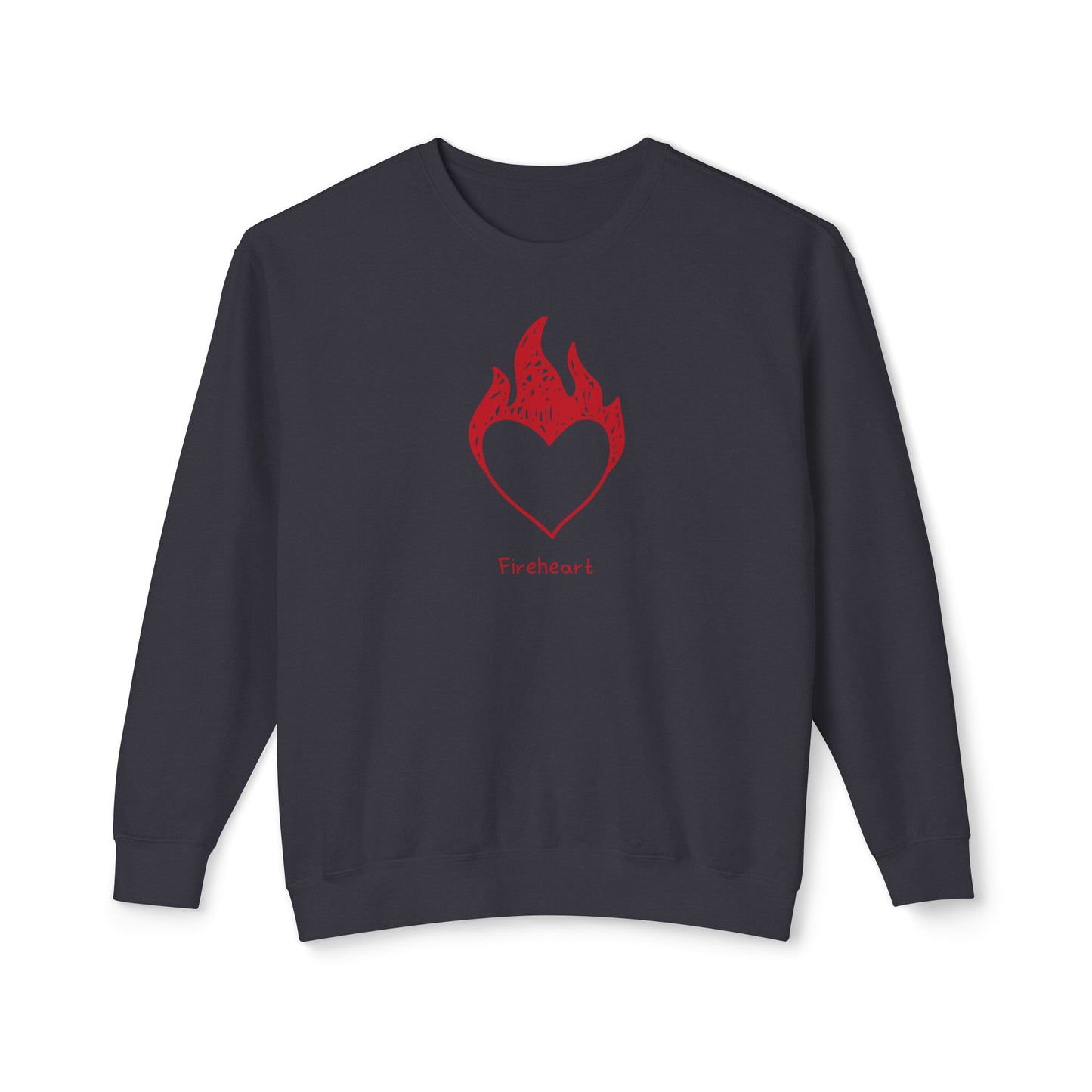 Fireheart Hand-drawn Comfort Colors Sweatshirt
