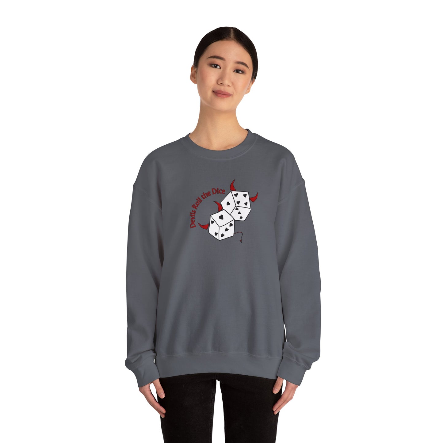Devils Roll The Dice Crewneck Sweatshirt