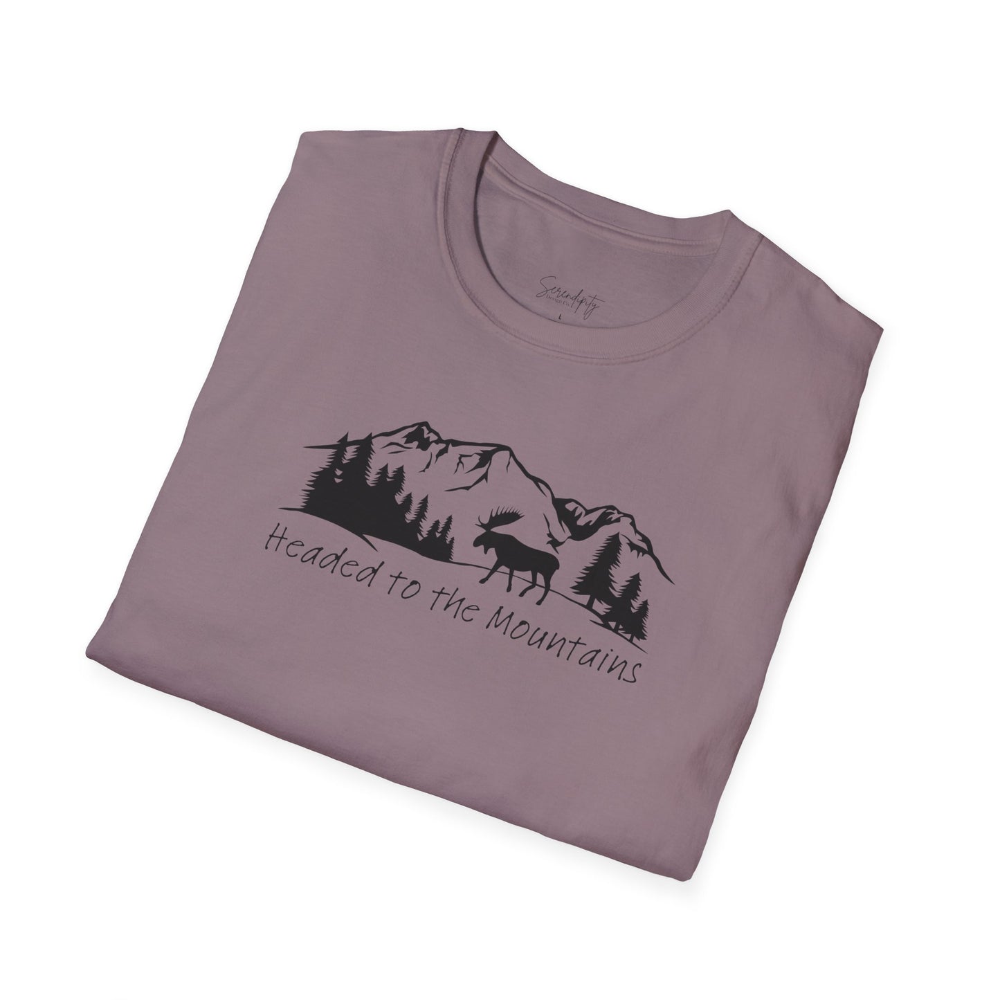 Headed to the Mountains Soft Style Tee