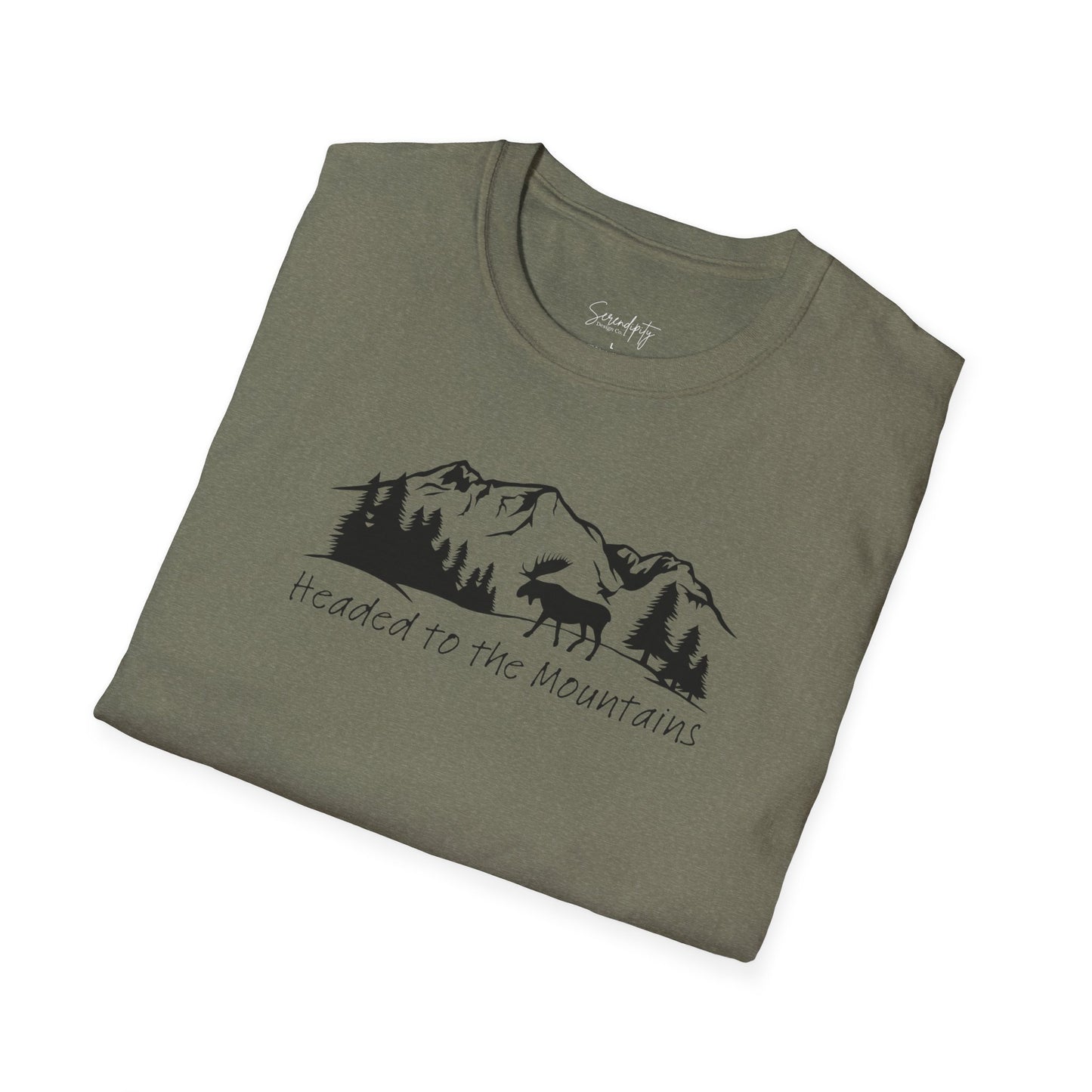 Headed to the Mountains Soft Style Tee