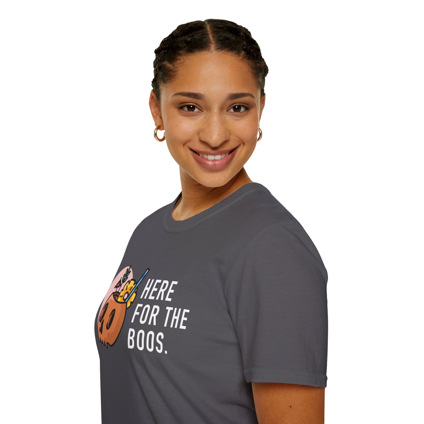 Here For The Boos Soft Style Tee