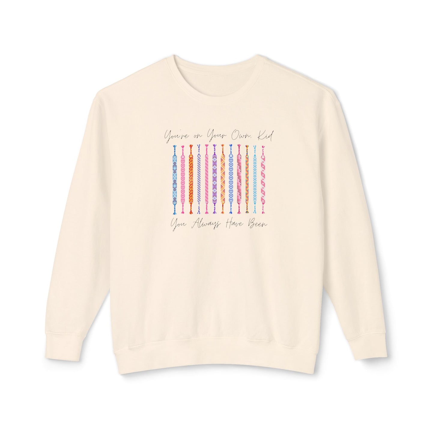 Friendship Bracelets Comfort Colors Sweatshirt