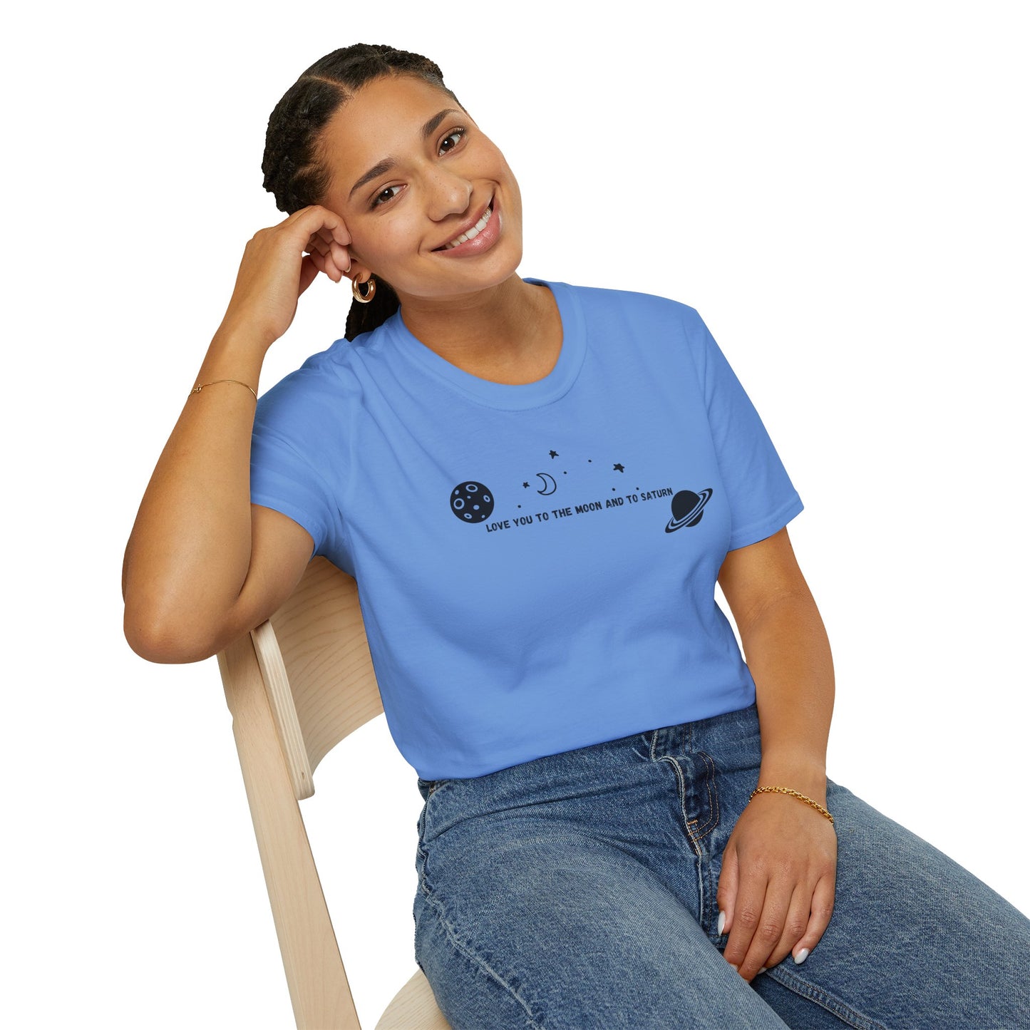 Love You to the Moon and to Saturn Soft Style Tee