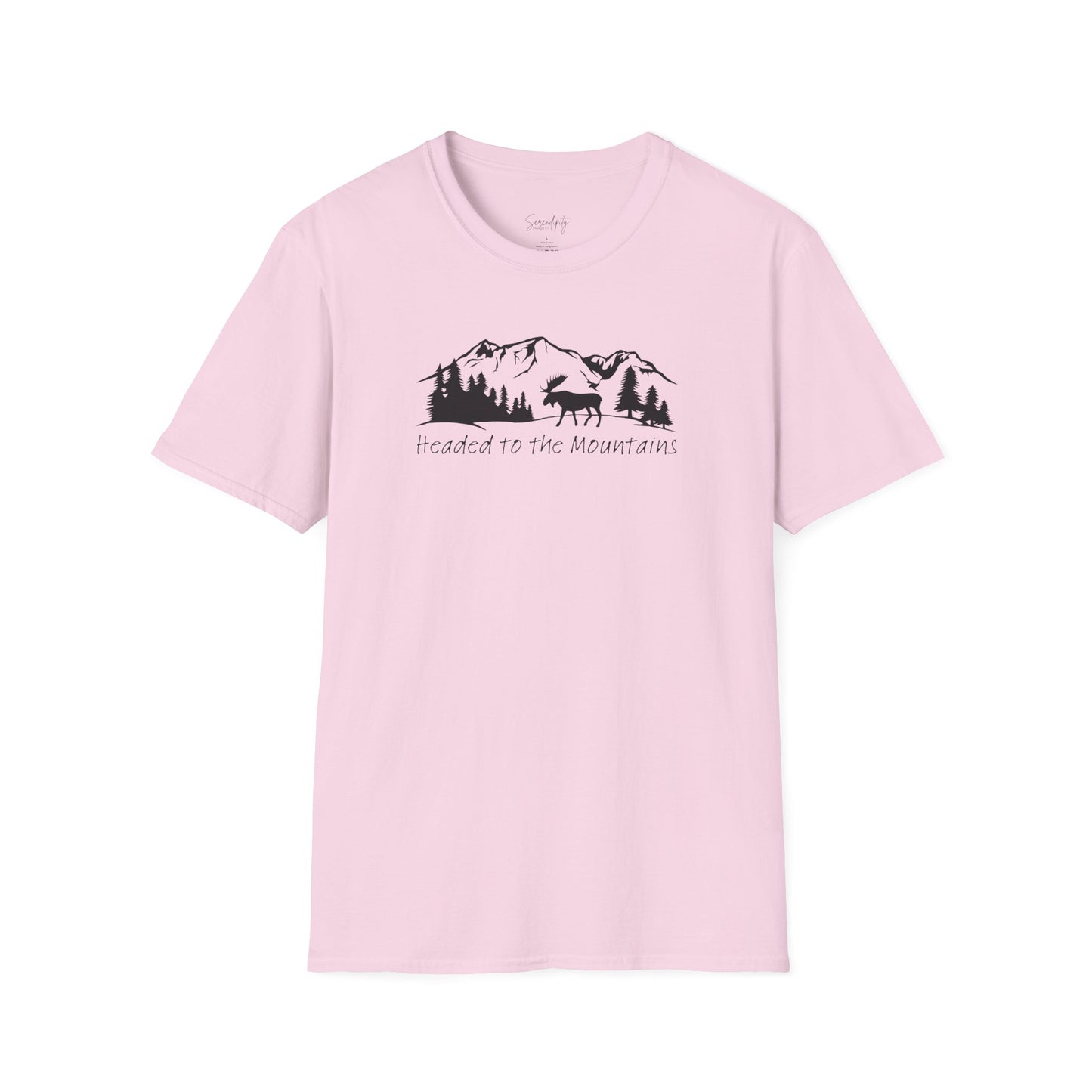 Headed to the Mountains Soft Style Tee