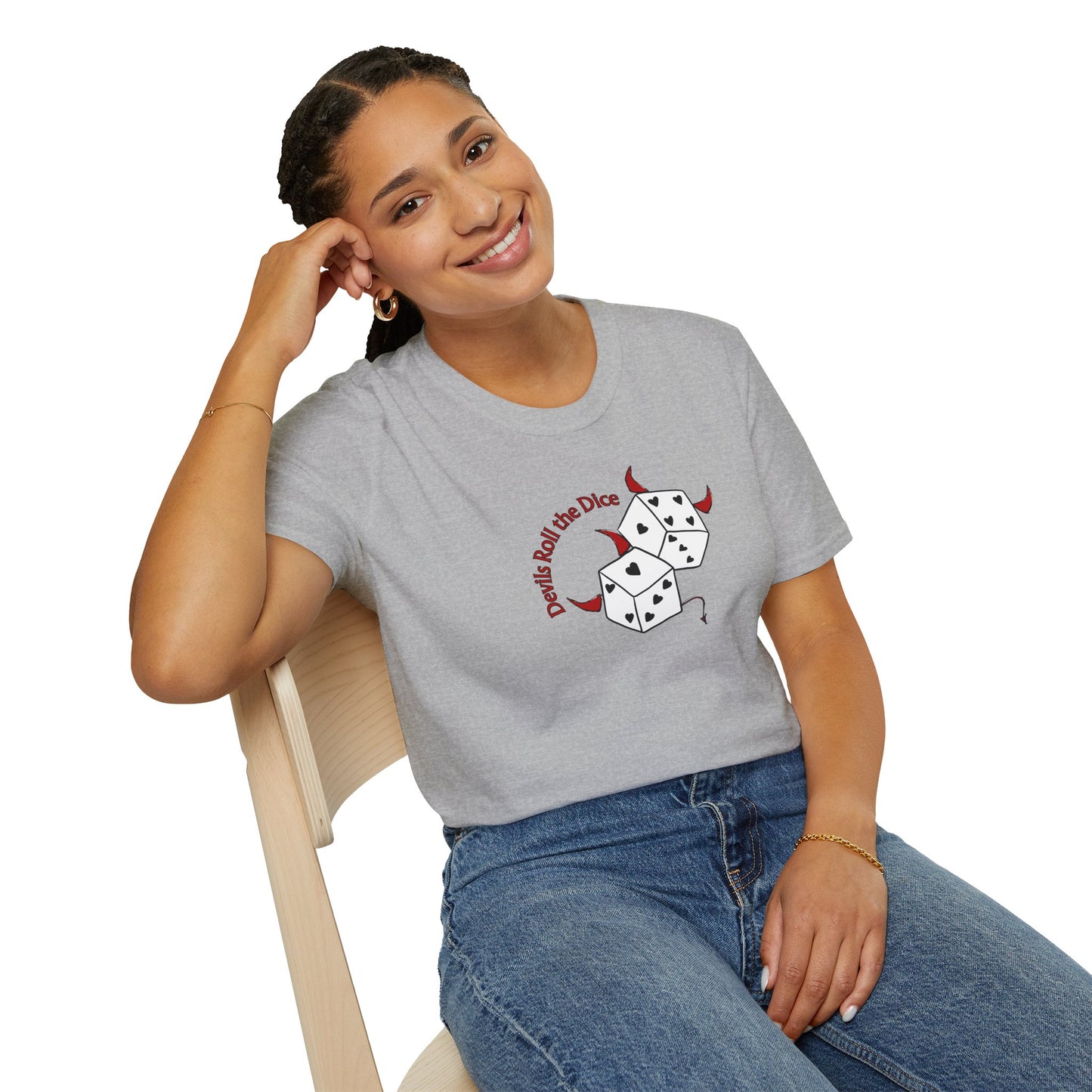 Devils Roll The Dice Soft Style Tee