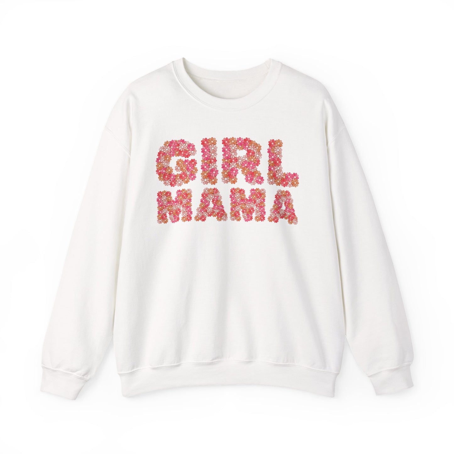 Girl Mama Floral Crewneck Sweatshirt