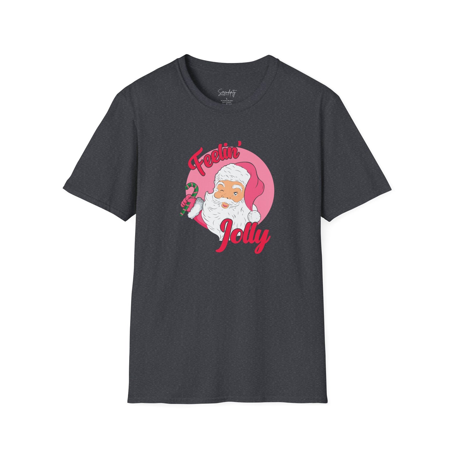 Feelin' Jolly Santa Soft Style Tee