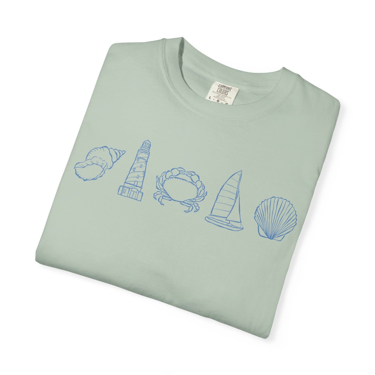 New England Aesthetic Comfort Colors Tee