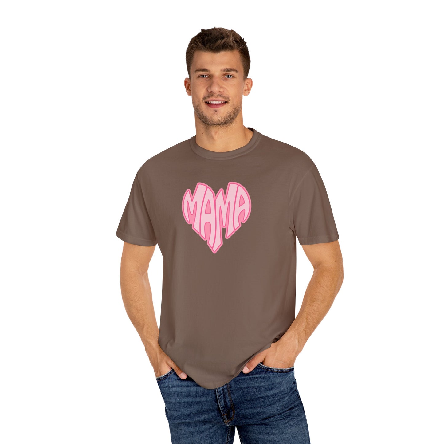 Mama Heart Comfort Colors Tee
