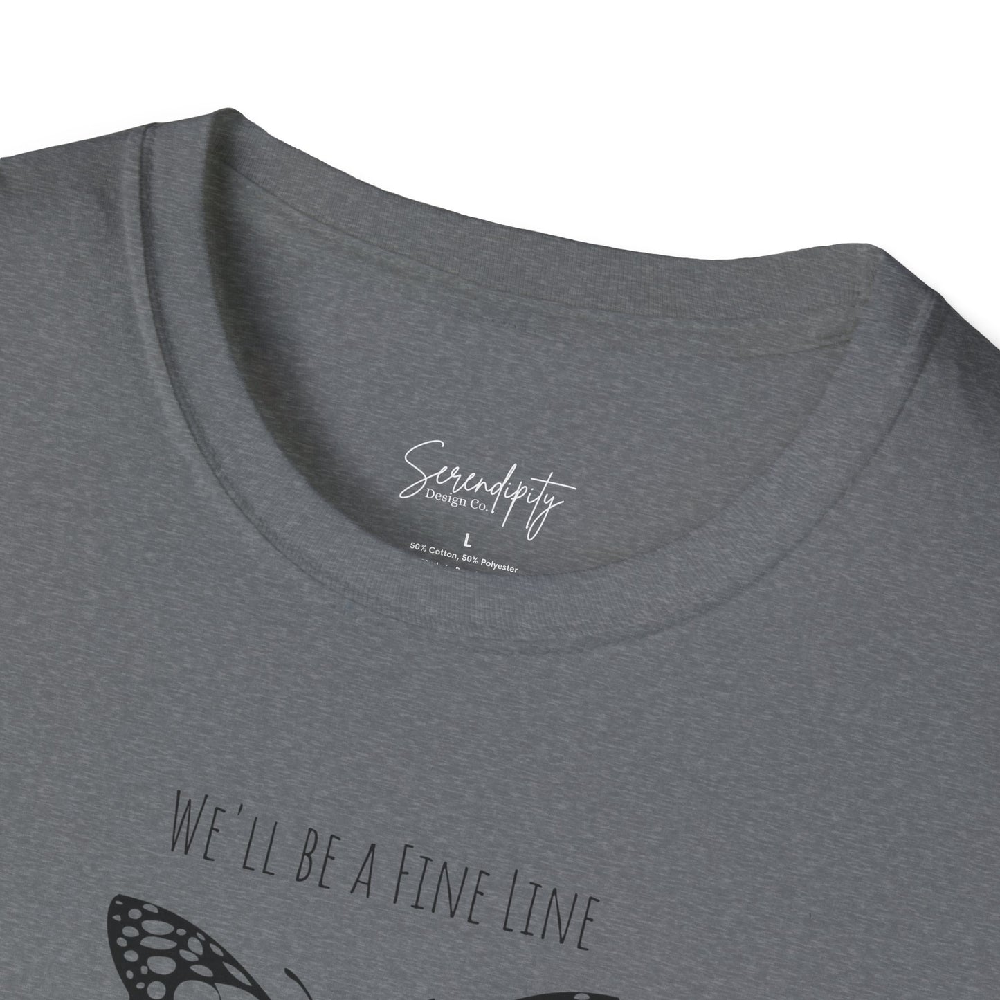 Fine Line Butterfly Soft Style Tee