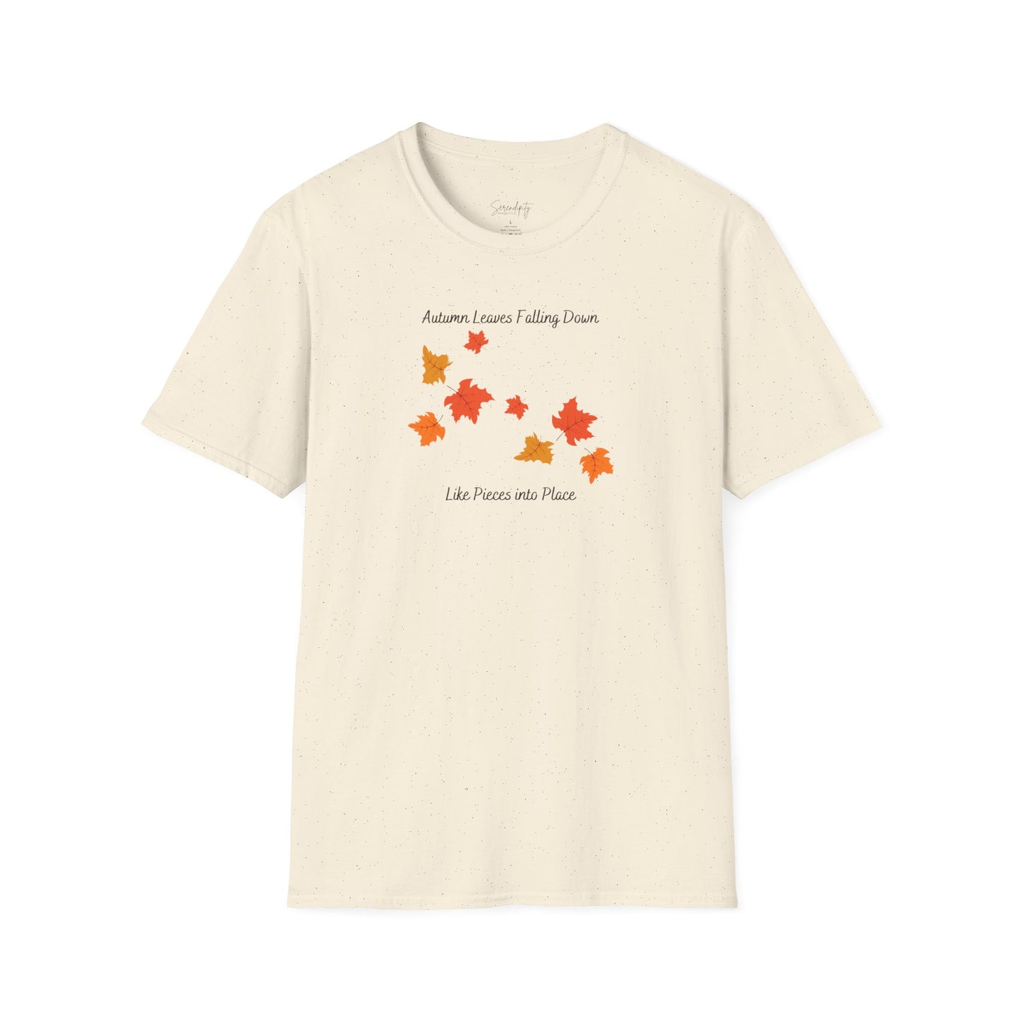 Autumn Leaves Falling Down Soft Style Tee
