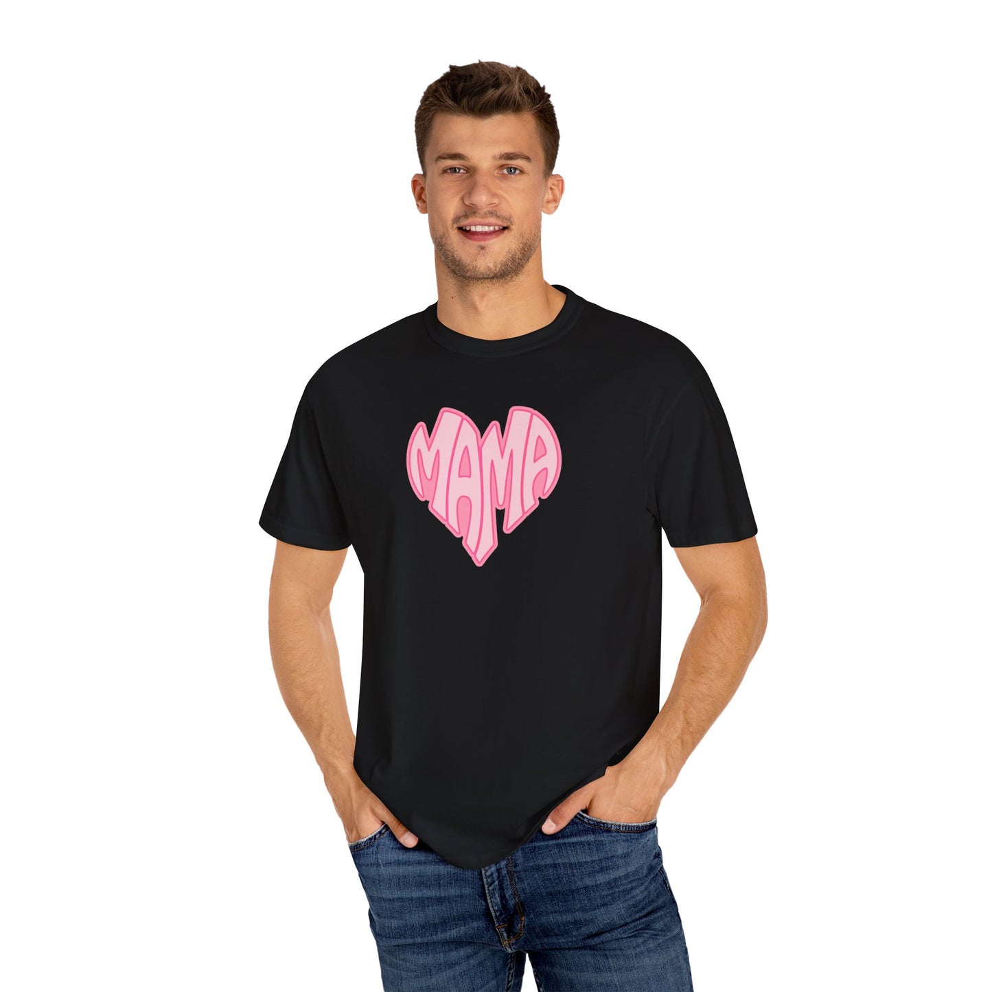 Mama Heart Comfort Colors Tee