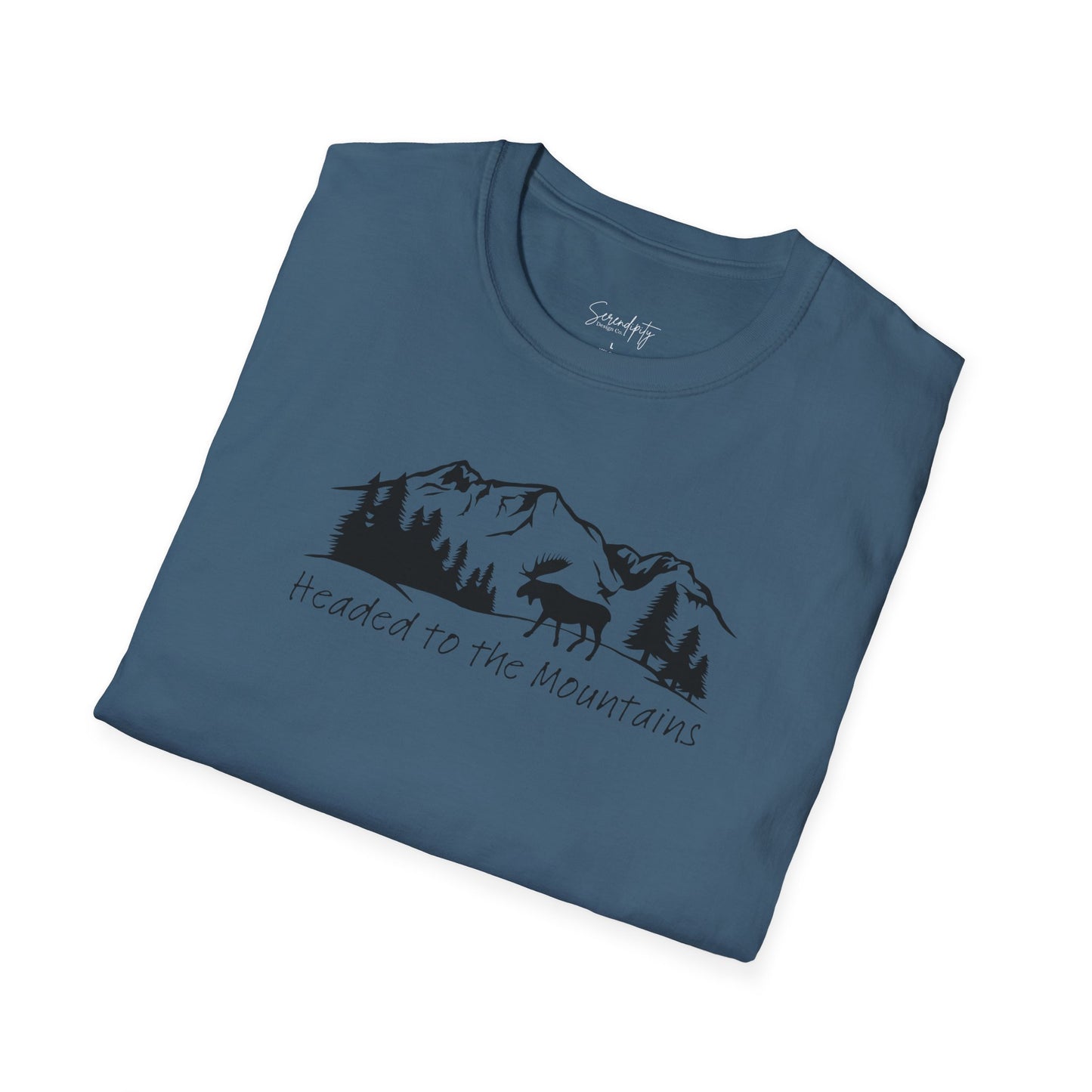 Headed to the Mountains Soft Style Tee