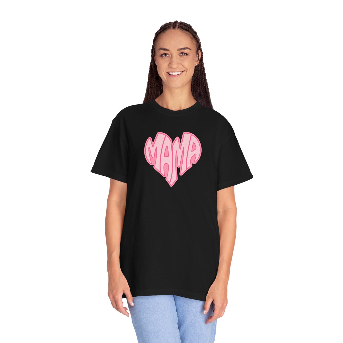 Mama Heart Comfort Colors Tee