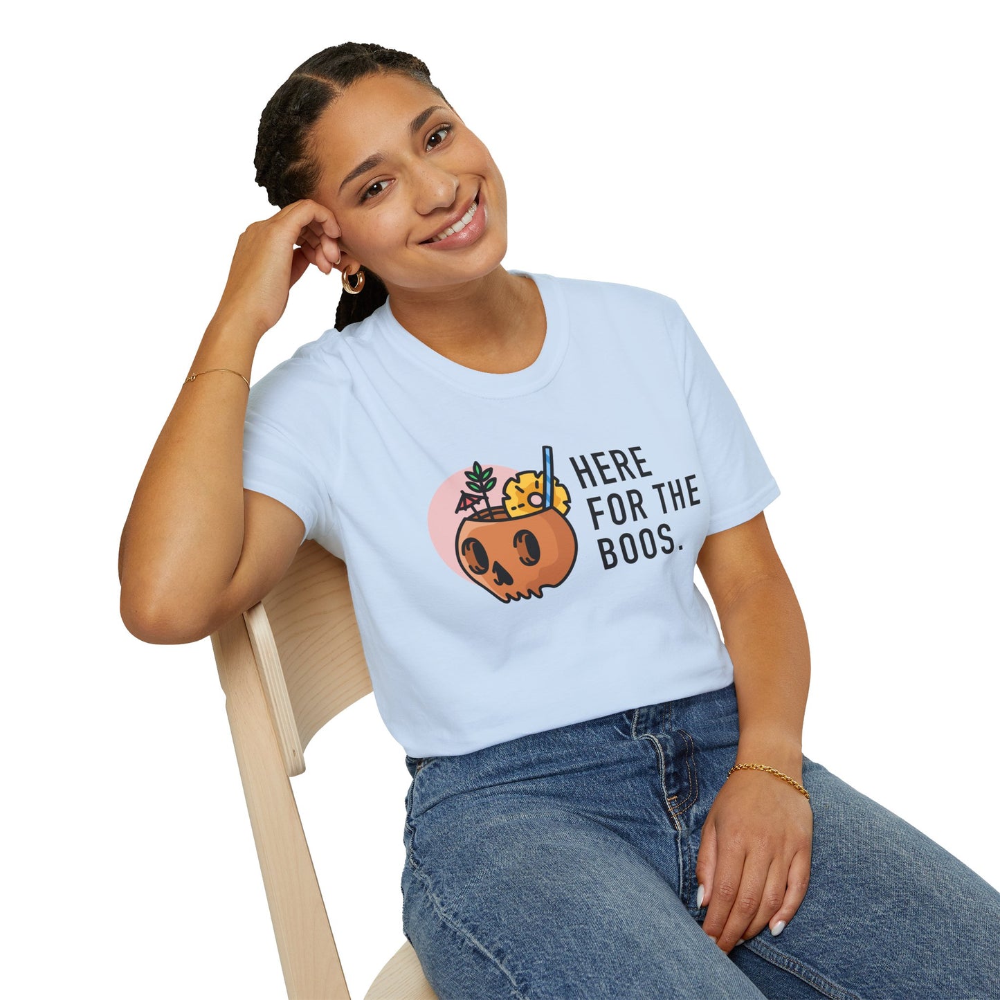 Here For The Boos Soft Style Tee