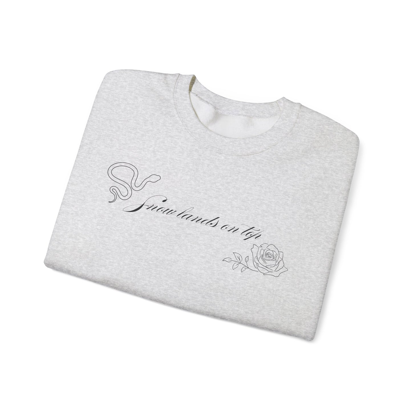 Snow Lands On Top Crewneck Sweatshirt