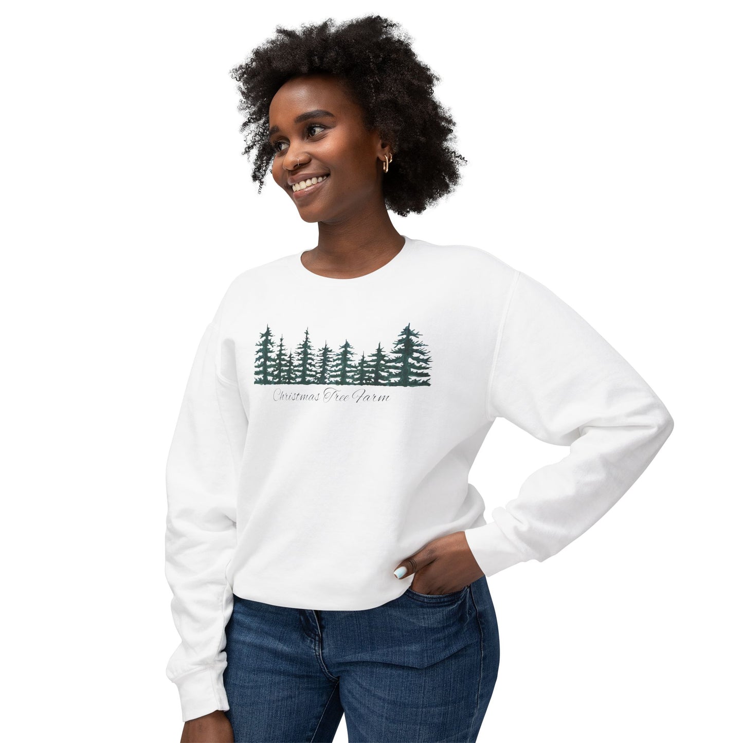 Christmas Tree Farm Comfort Colors Sweatshirt