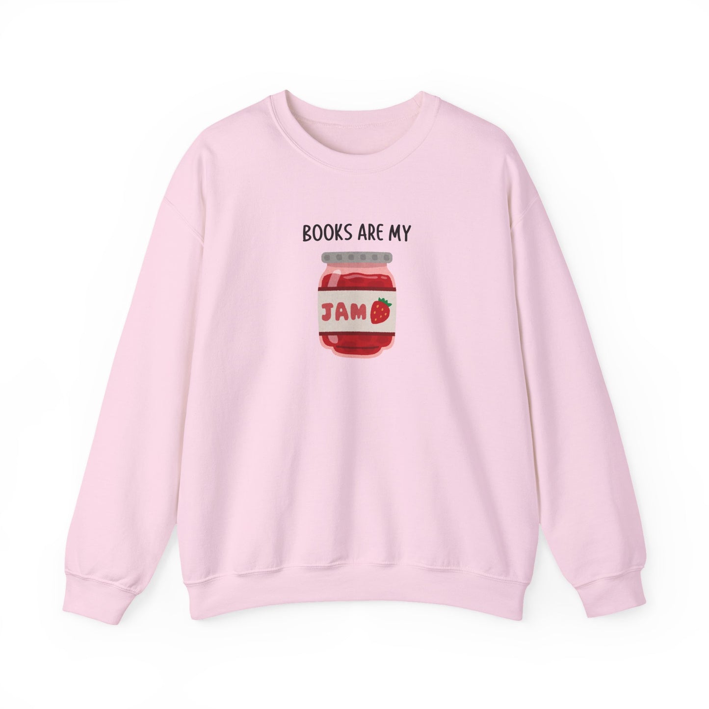 Books Are My Jam Crewneck Sweatshirt