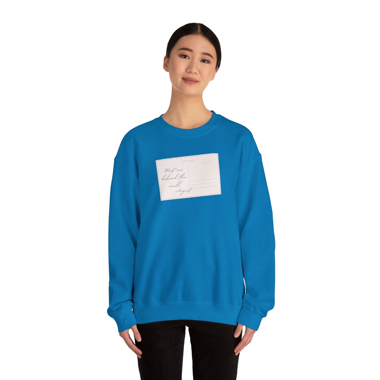 August Postcard Crewneck Sweatshirt
