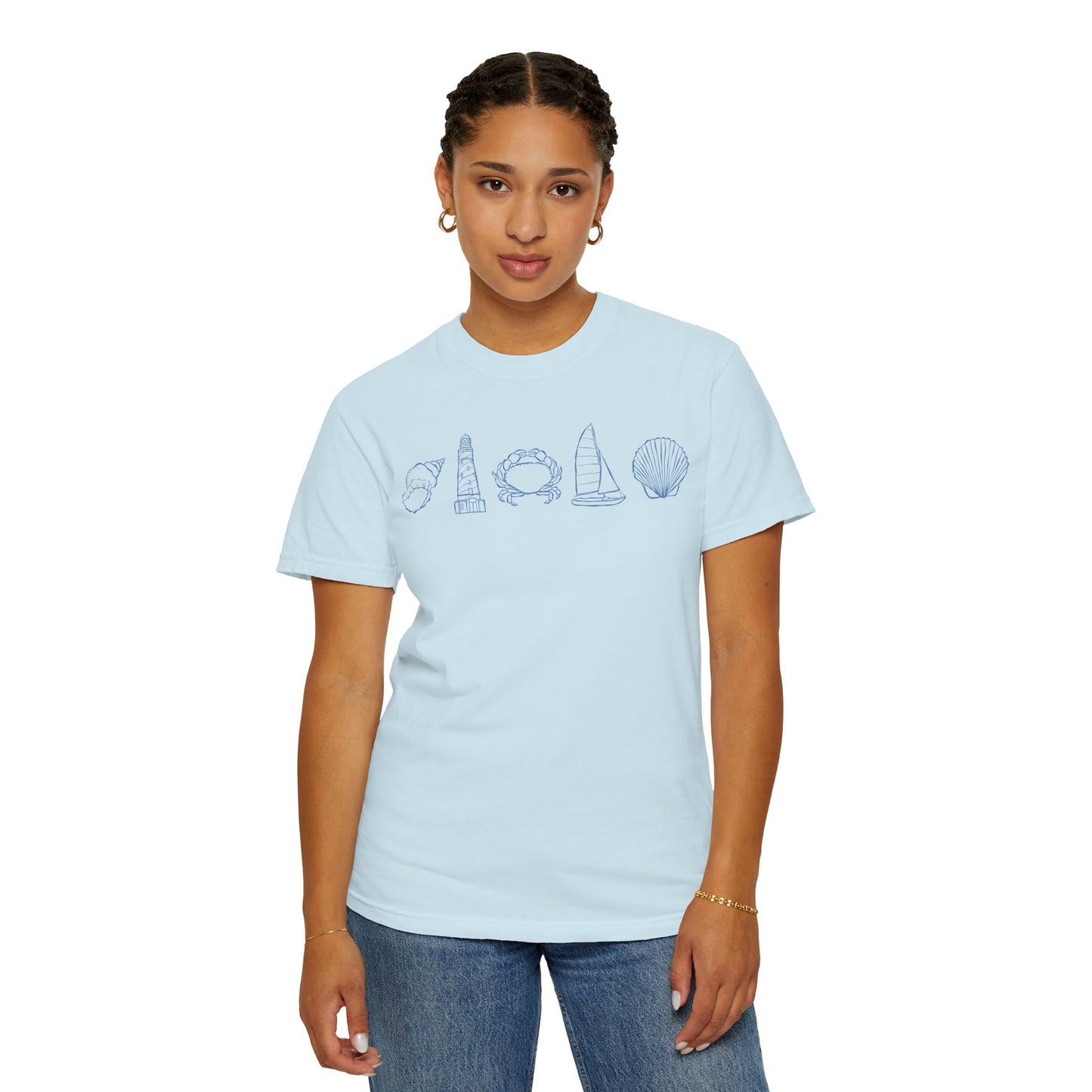 New England Aesthetic Comfort Colors Tee