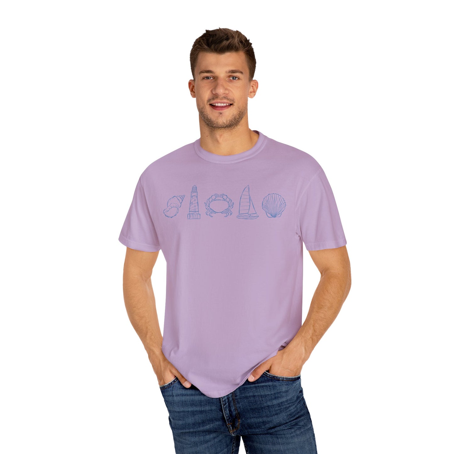 New England Aesthetic Comfort Colors Tee
