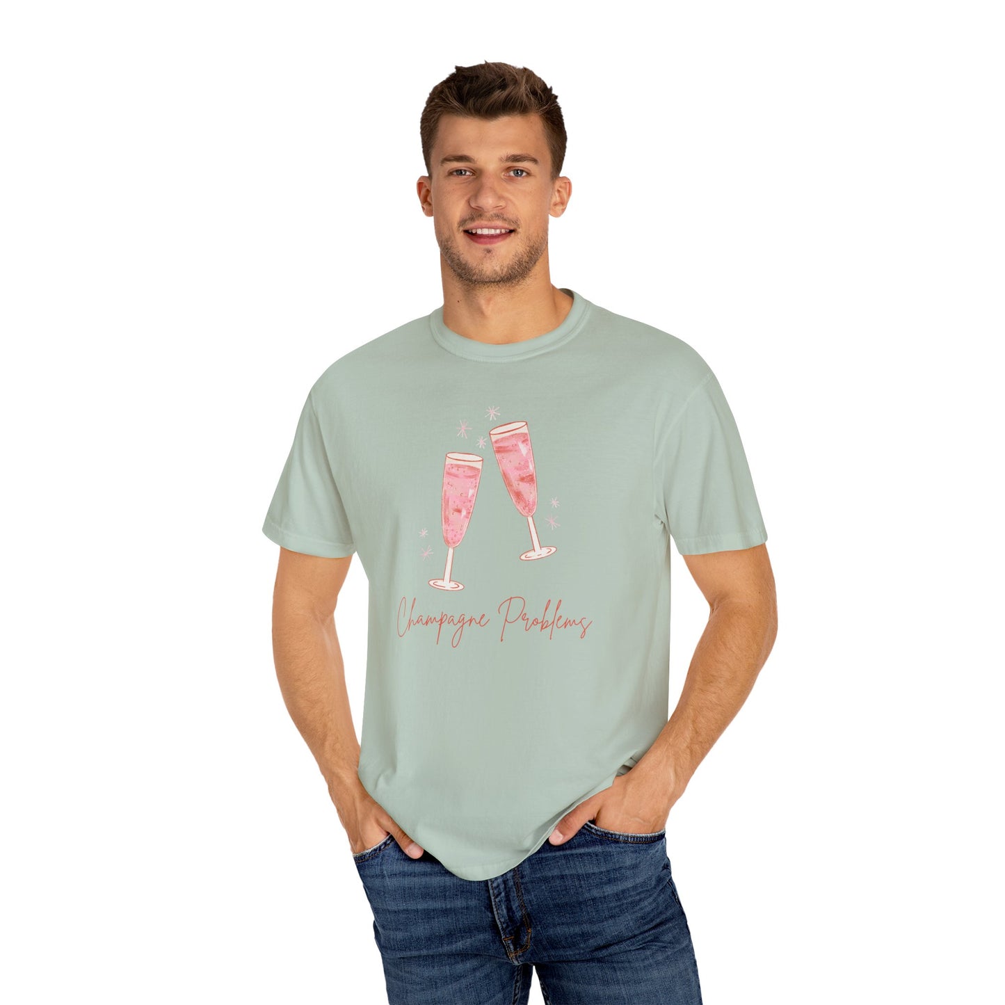 Champagne Problems Comfort Colors Tee