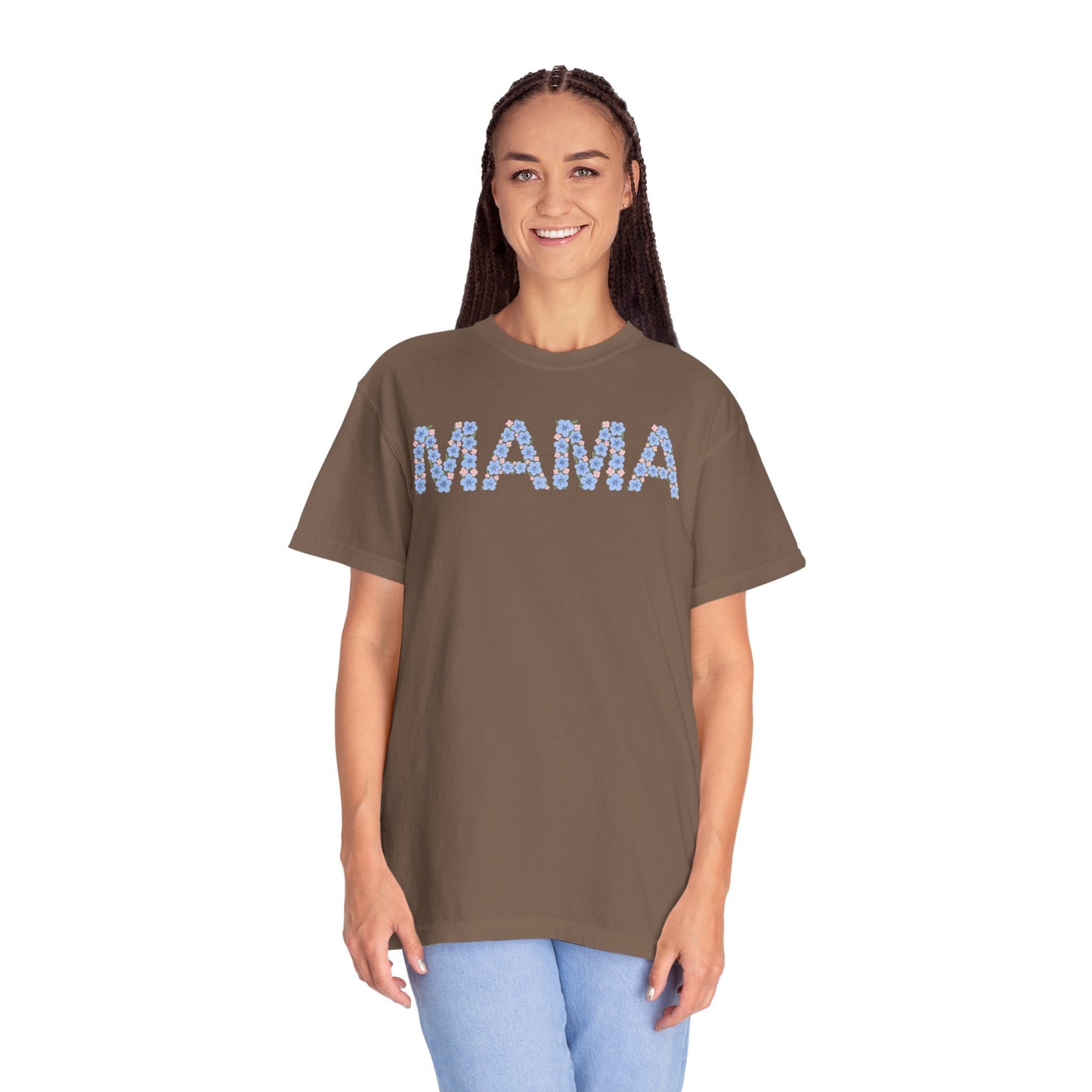 Mama Floral Comfort Colors Tee