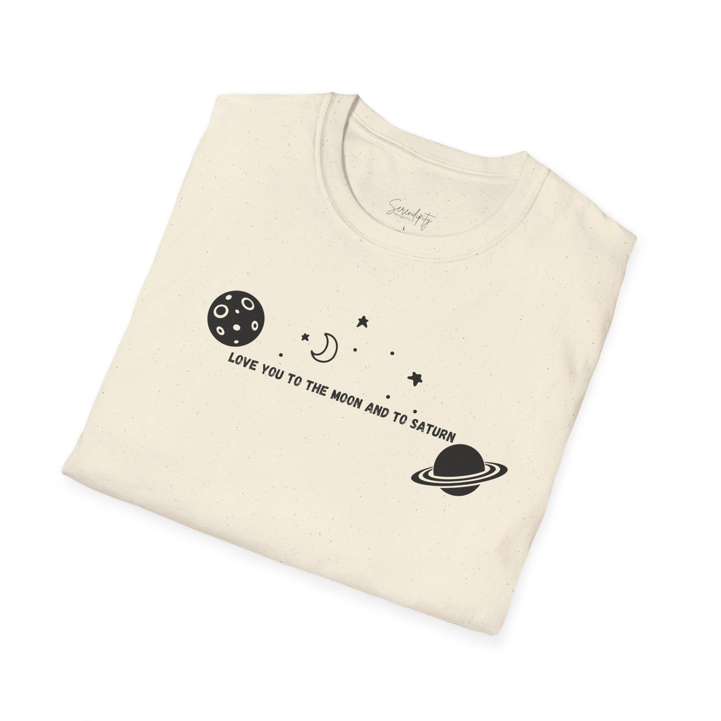 Love You to the Moon and to Saturn Soft Style Tee