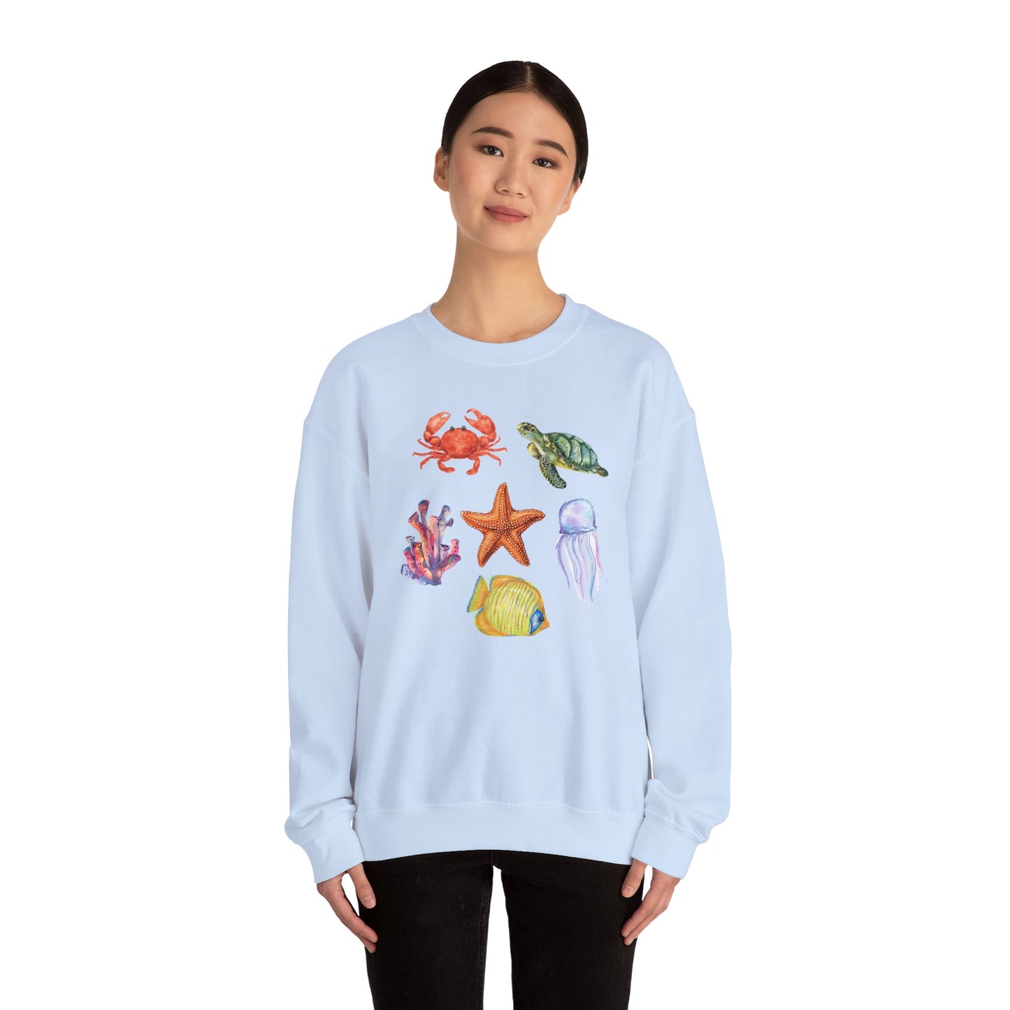 Ocean Creatures Crewneck Sweatshirt