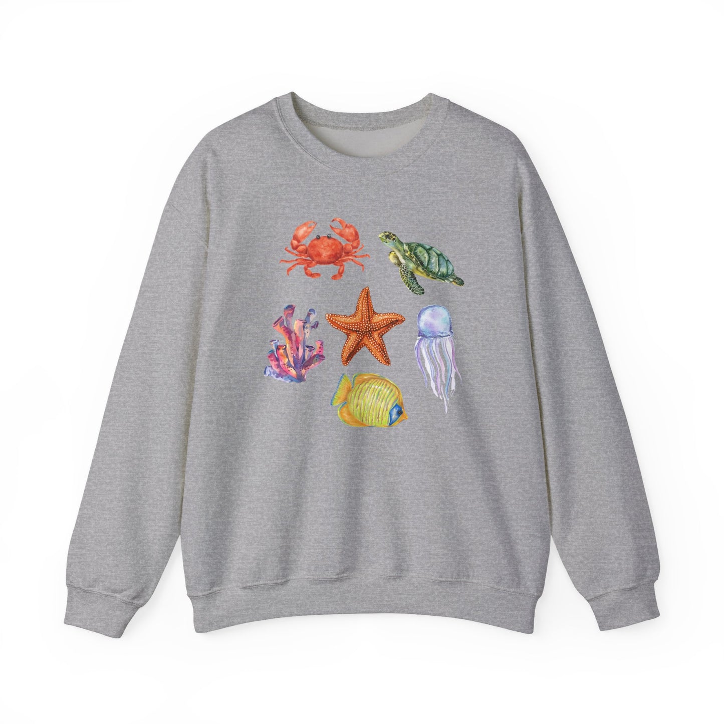 Ocean Creatures Crewneck Sweatshirt