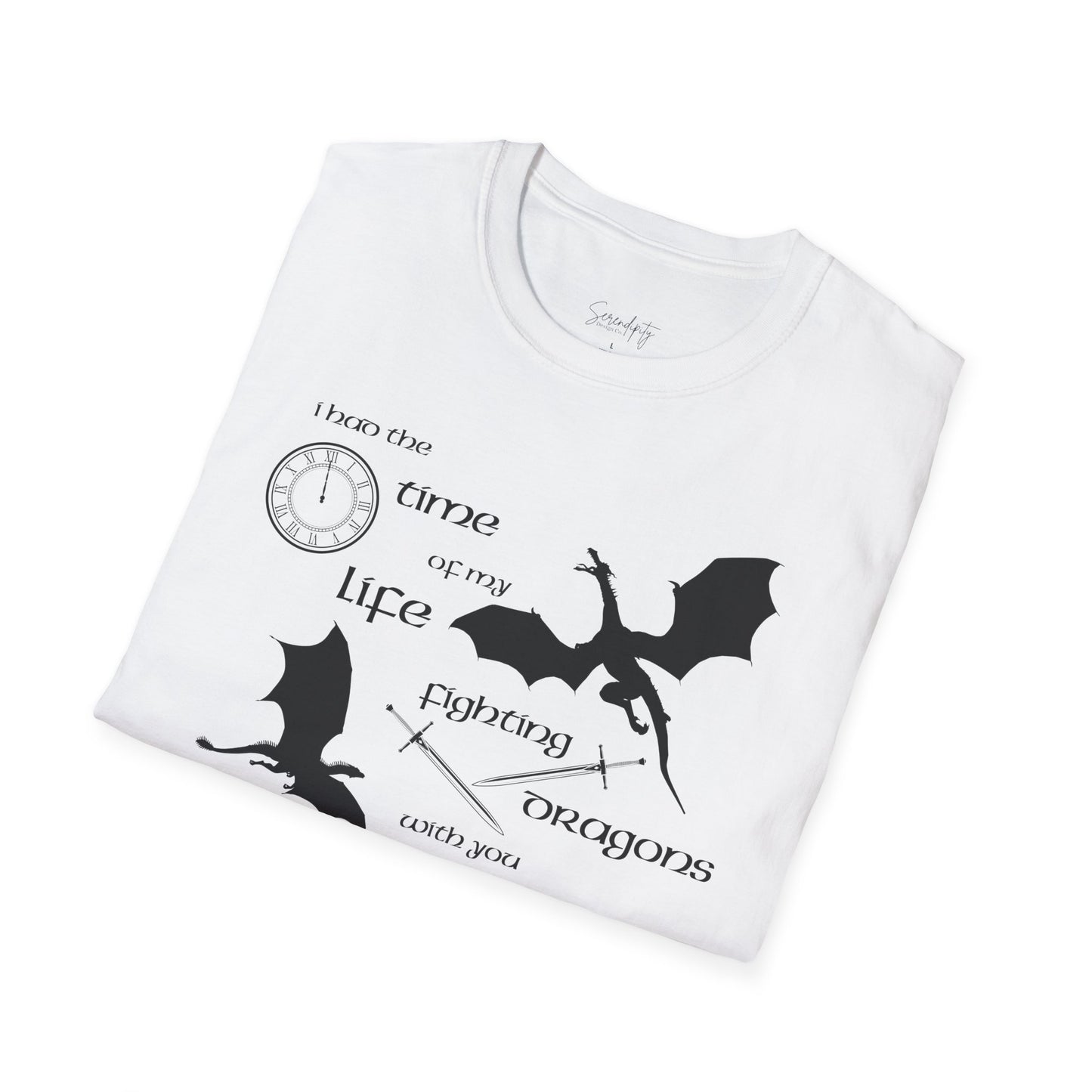 Fighting Dragons With You Soft Style Tee