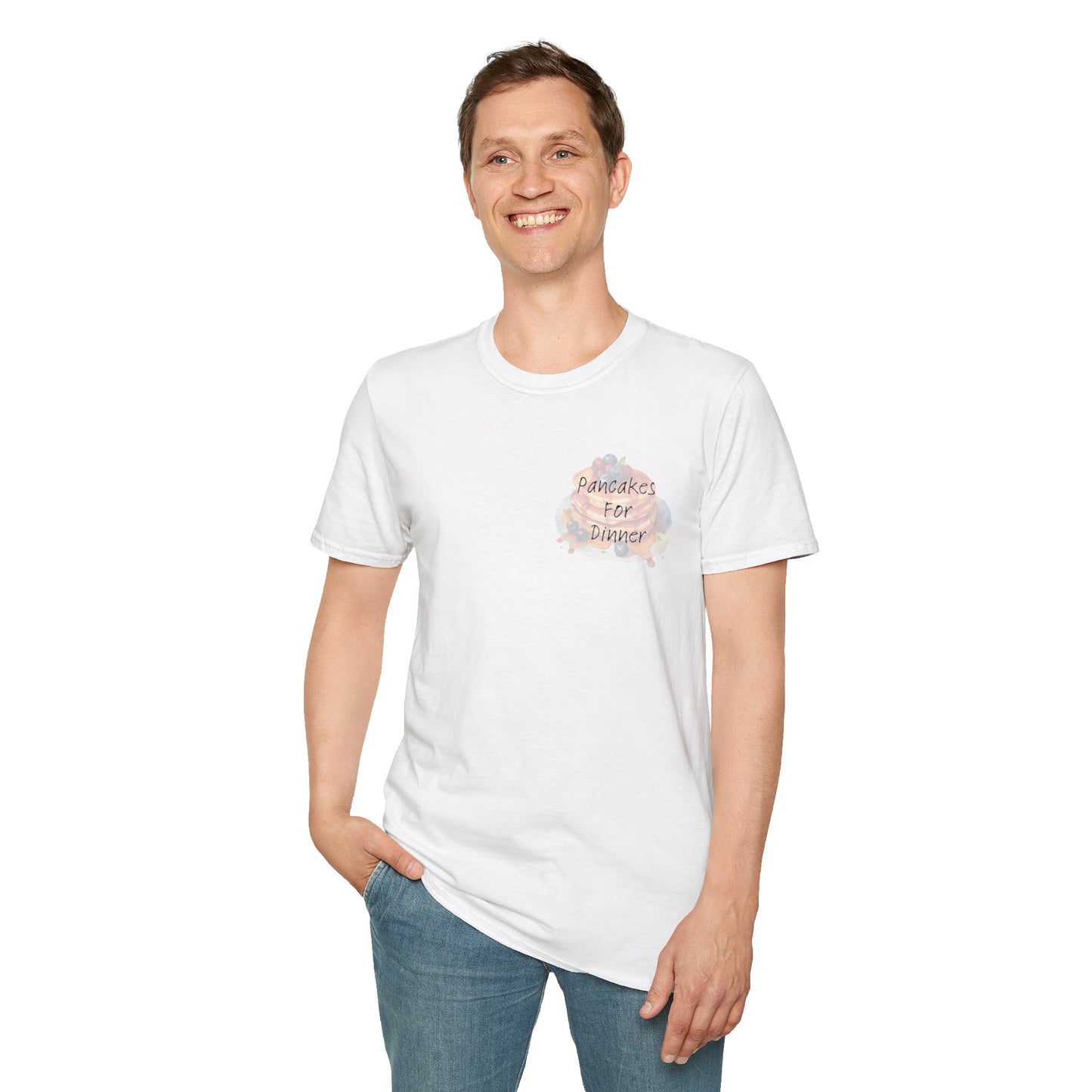 Pancakes for Dinner Soft Style Tee