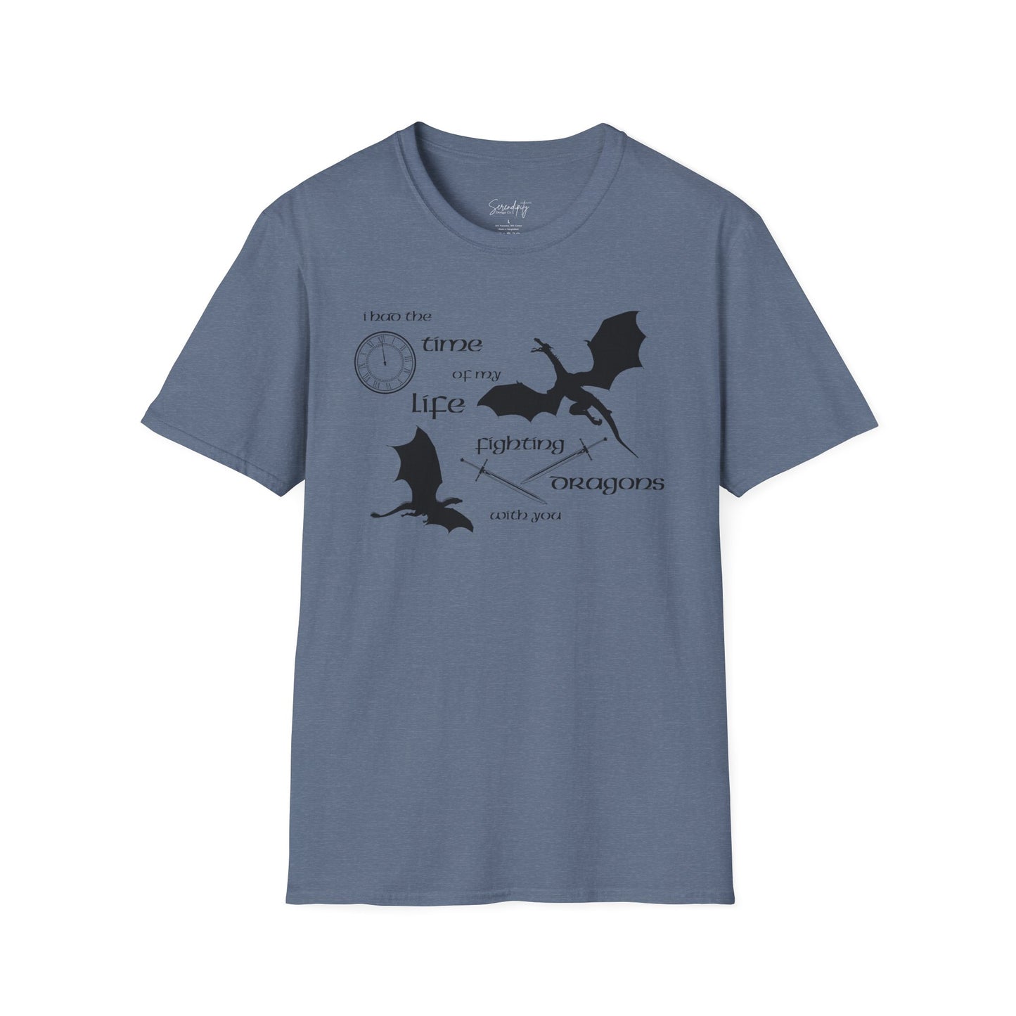 Fighting Dragons With You Soft Style Tee