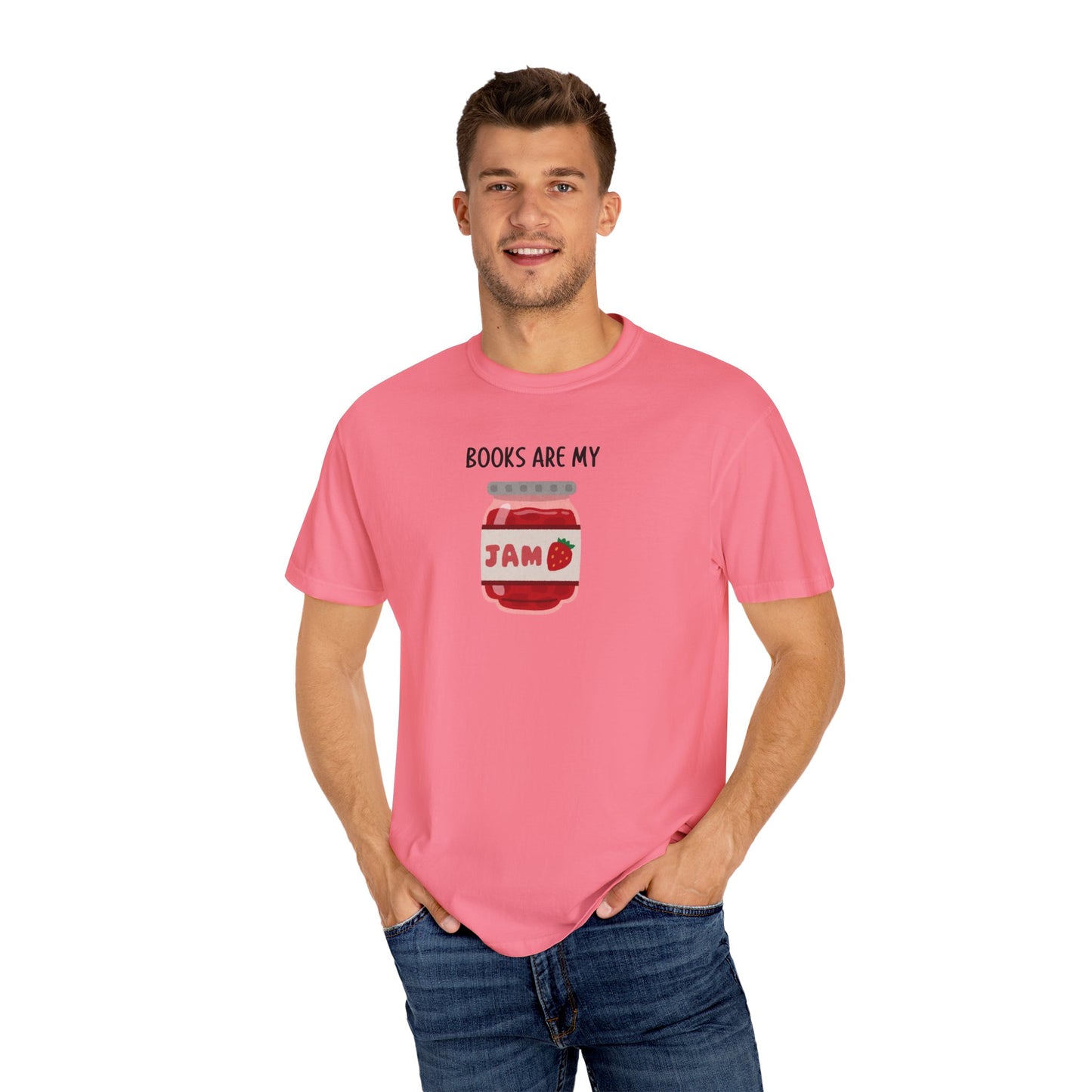 Books Are My Jam Comfort Colors Tee