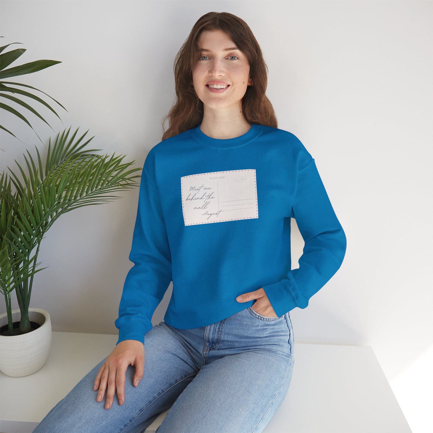 August Postcard Crewneck Sweatshirt