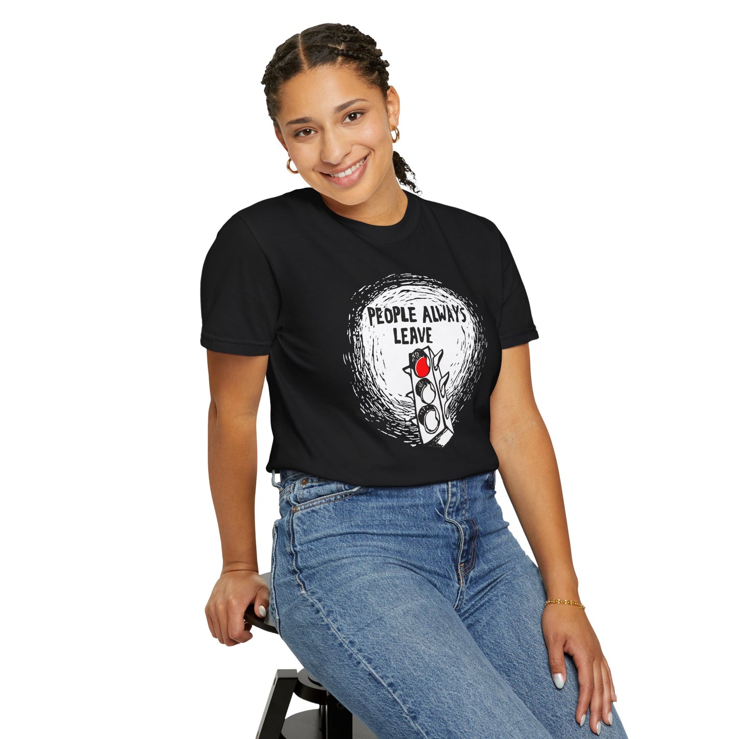 People Always Leave Comfort Colors Tee