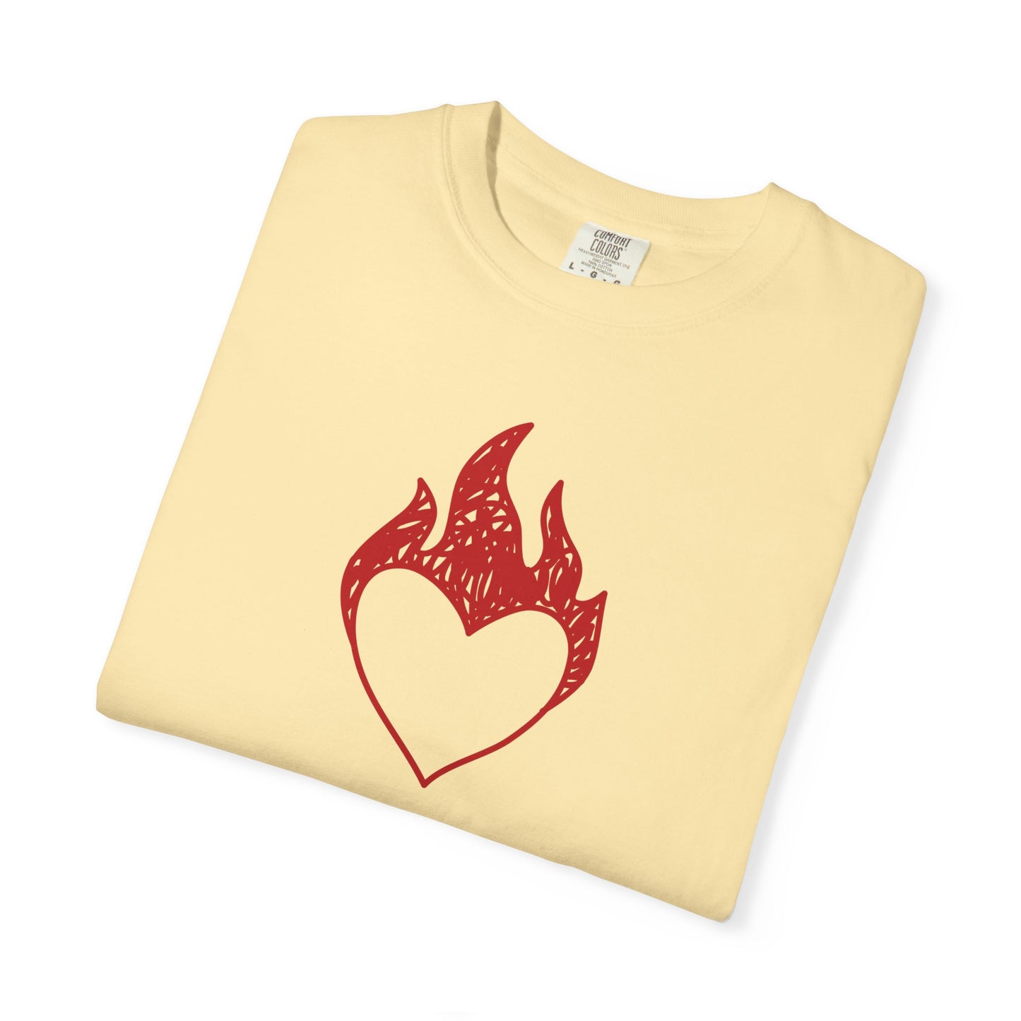 Fireheart Hand-drawn Comfort Colors Tee