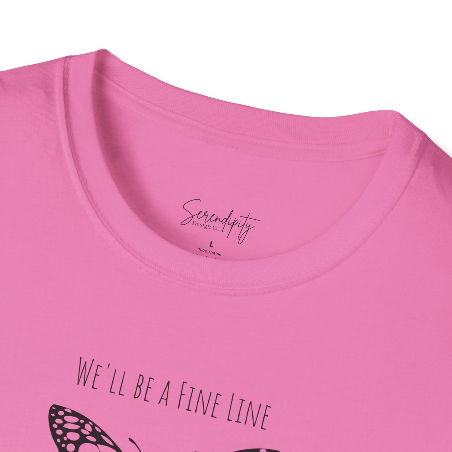 Fine Line Butterfly Soft Style Tee