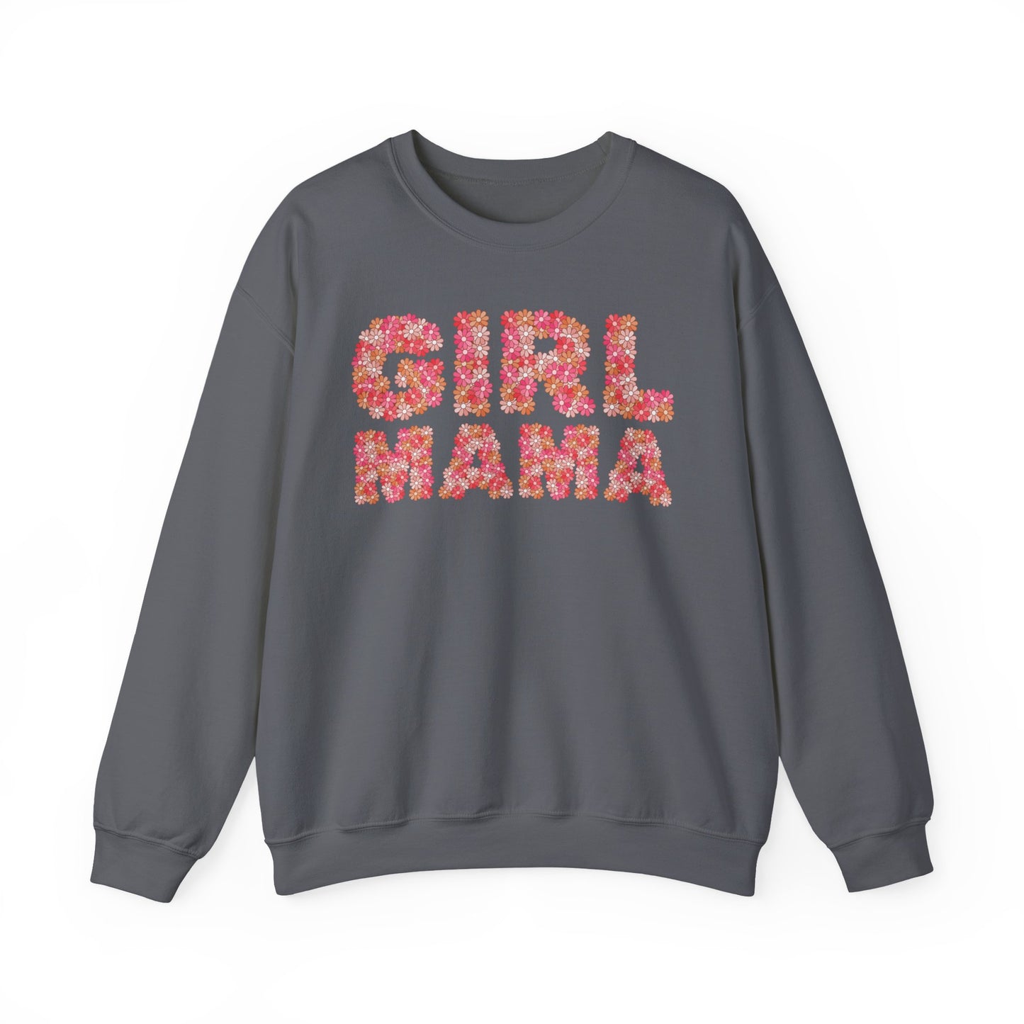 Girl Mama Floral Crewneck Sweatshirt