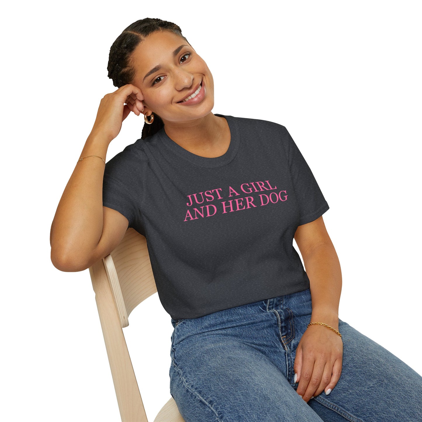 Just a Girl and Her Dog Soft Style Tee