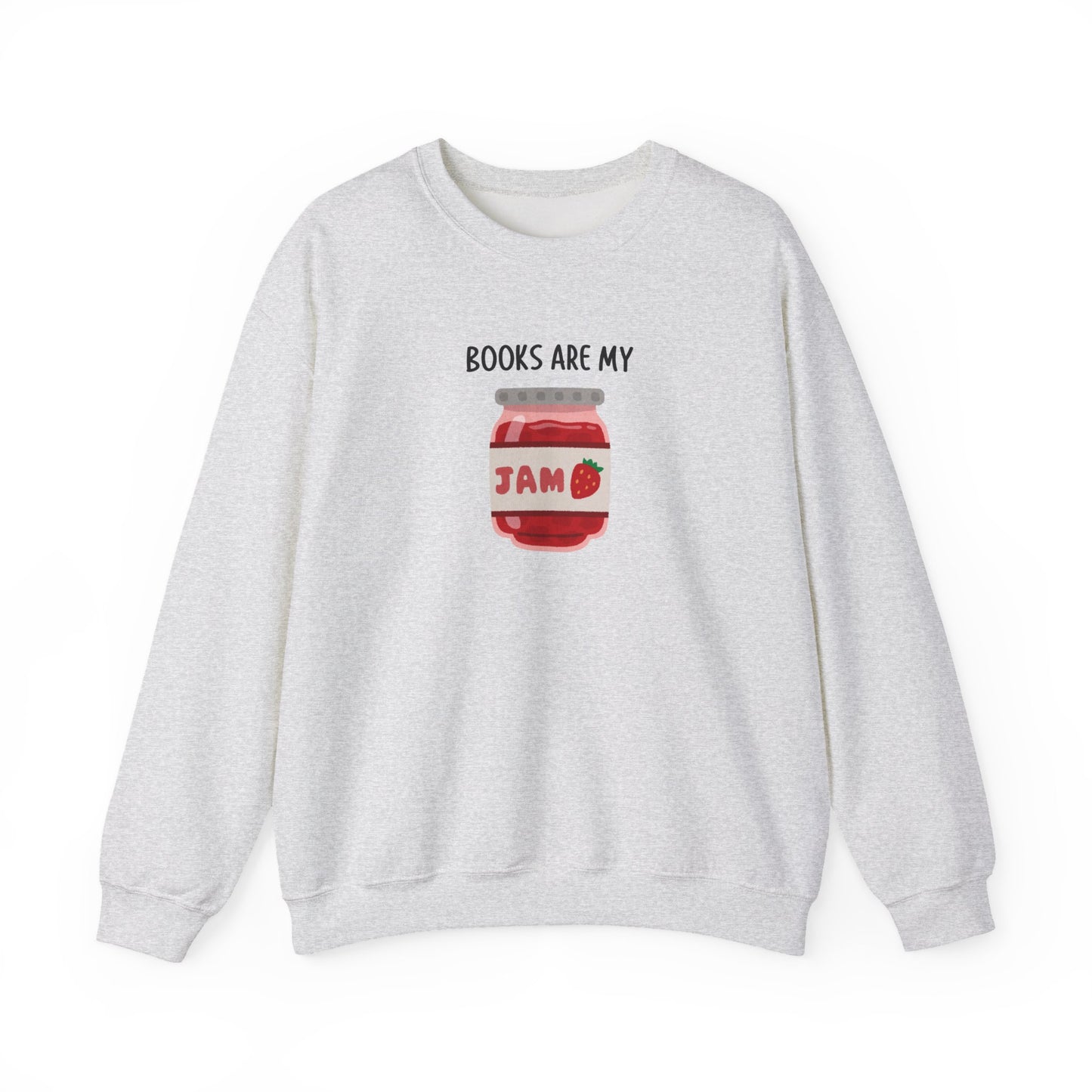 Books Are My Jam Crewneck Sweatshirt
