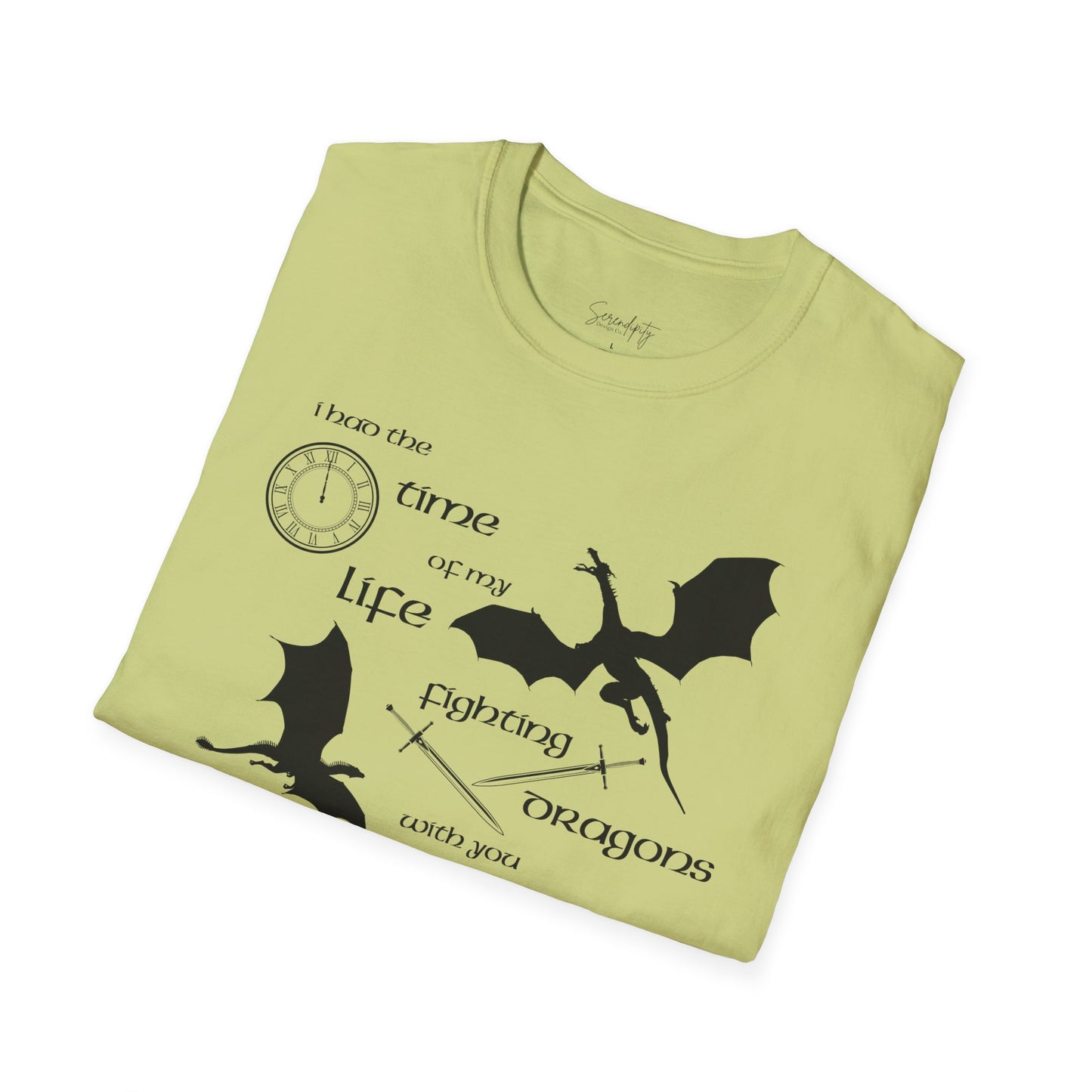 Fighting Dragons With You Soft Style Tee
