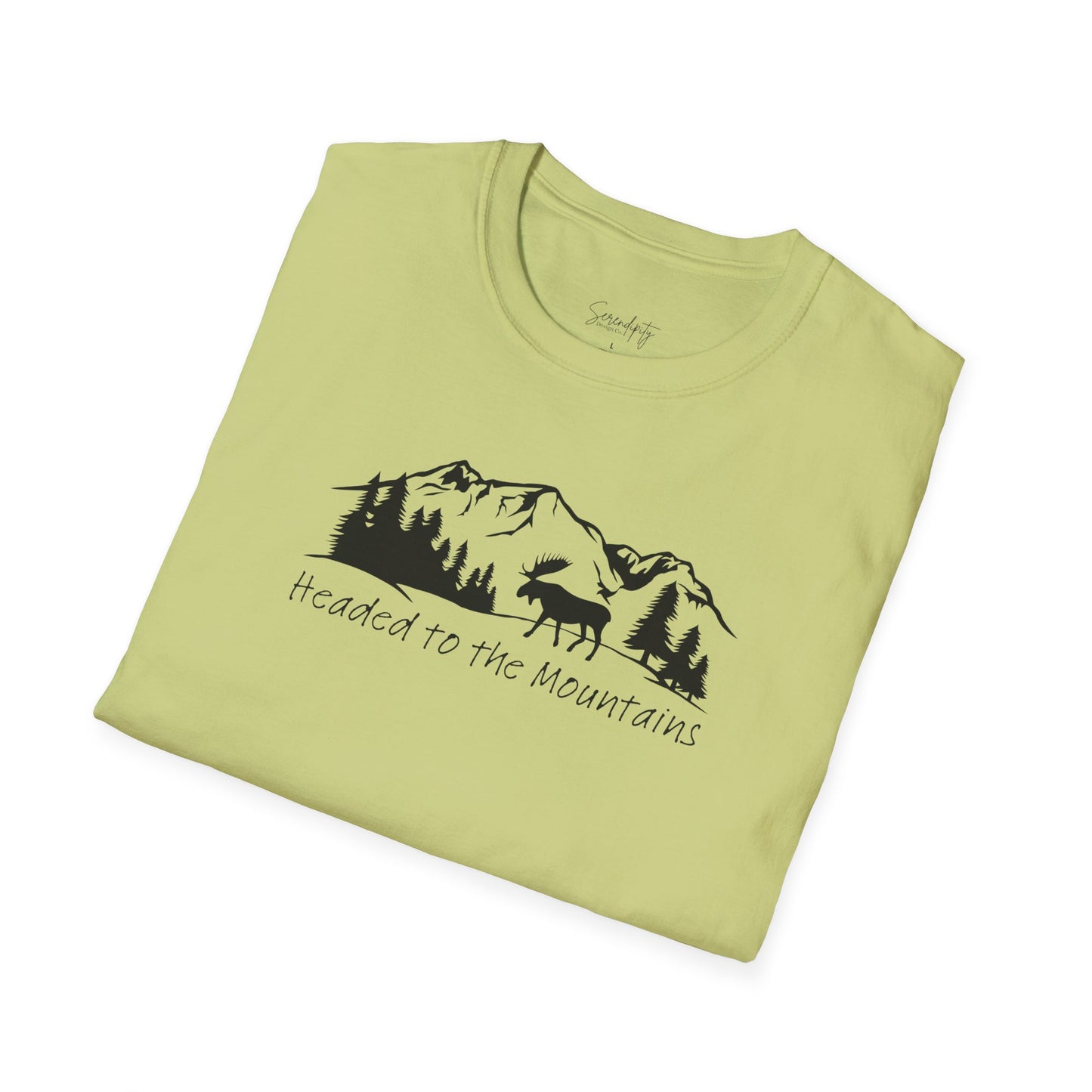 Headed to the Mountains Soft Style Tee