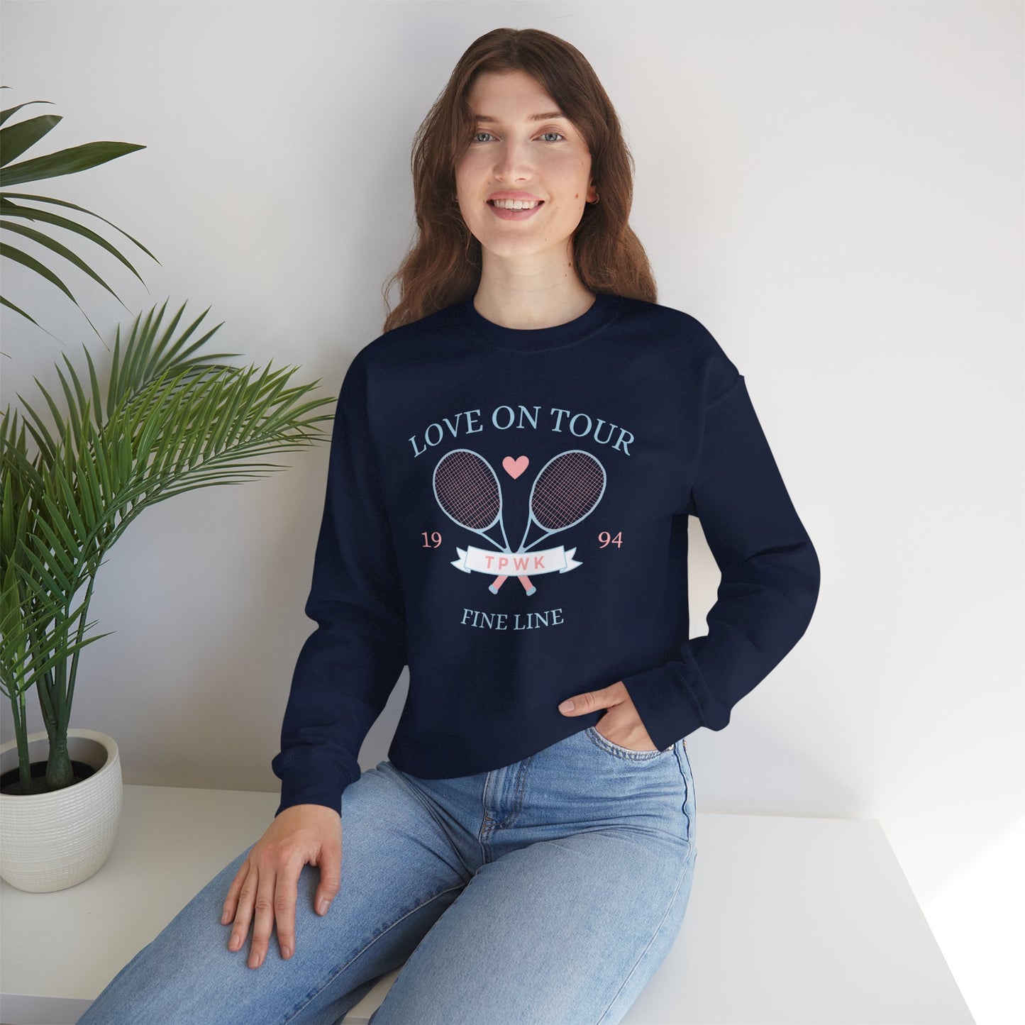 Love On Tour Tennis Club Crewneck Sweatshirt