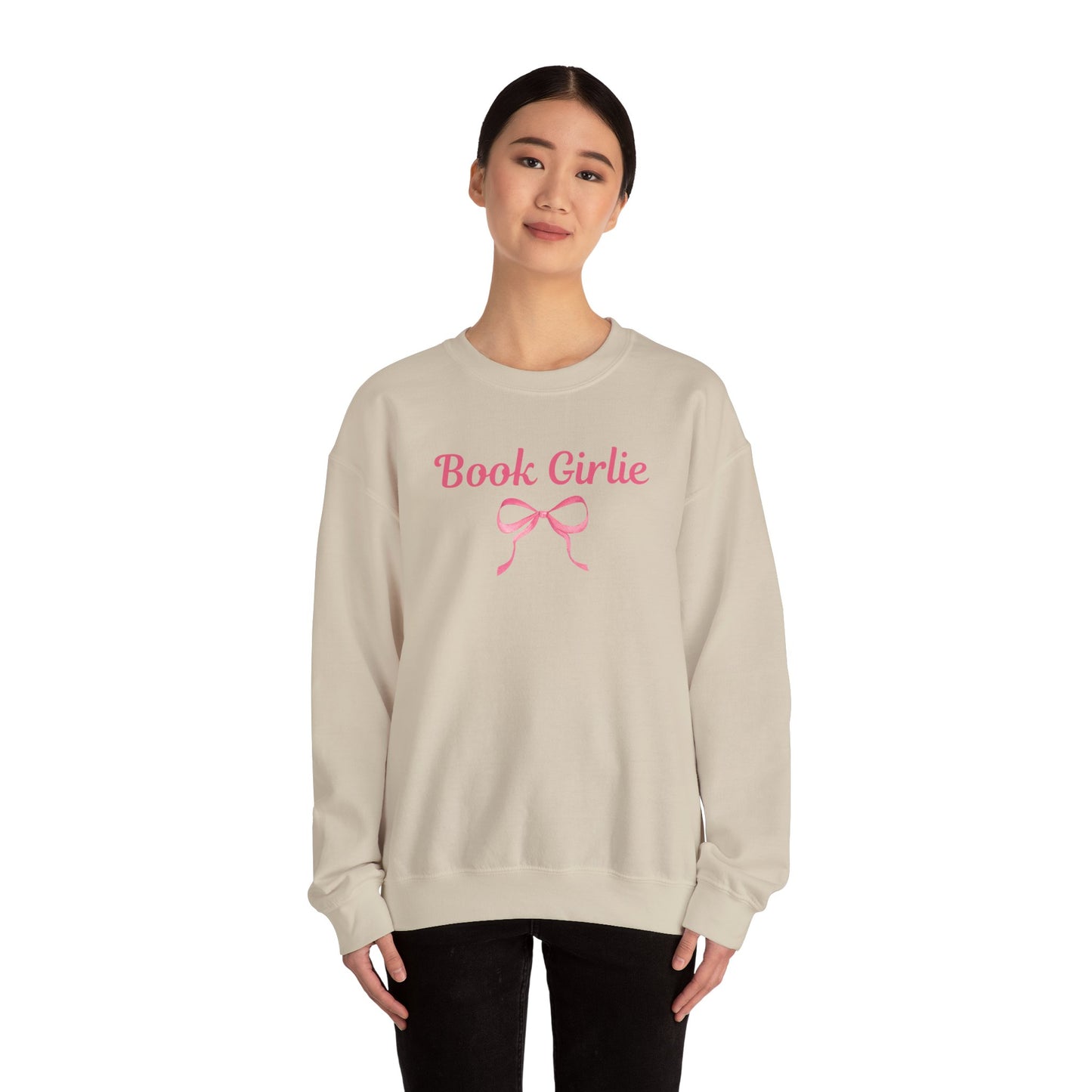Book Girlie Bow Crewneck Sweatshirt