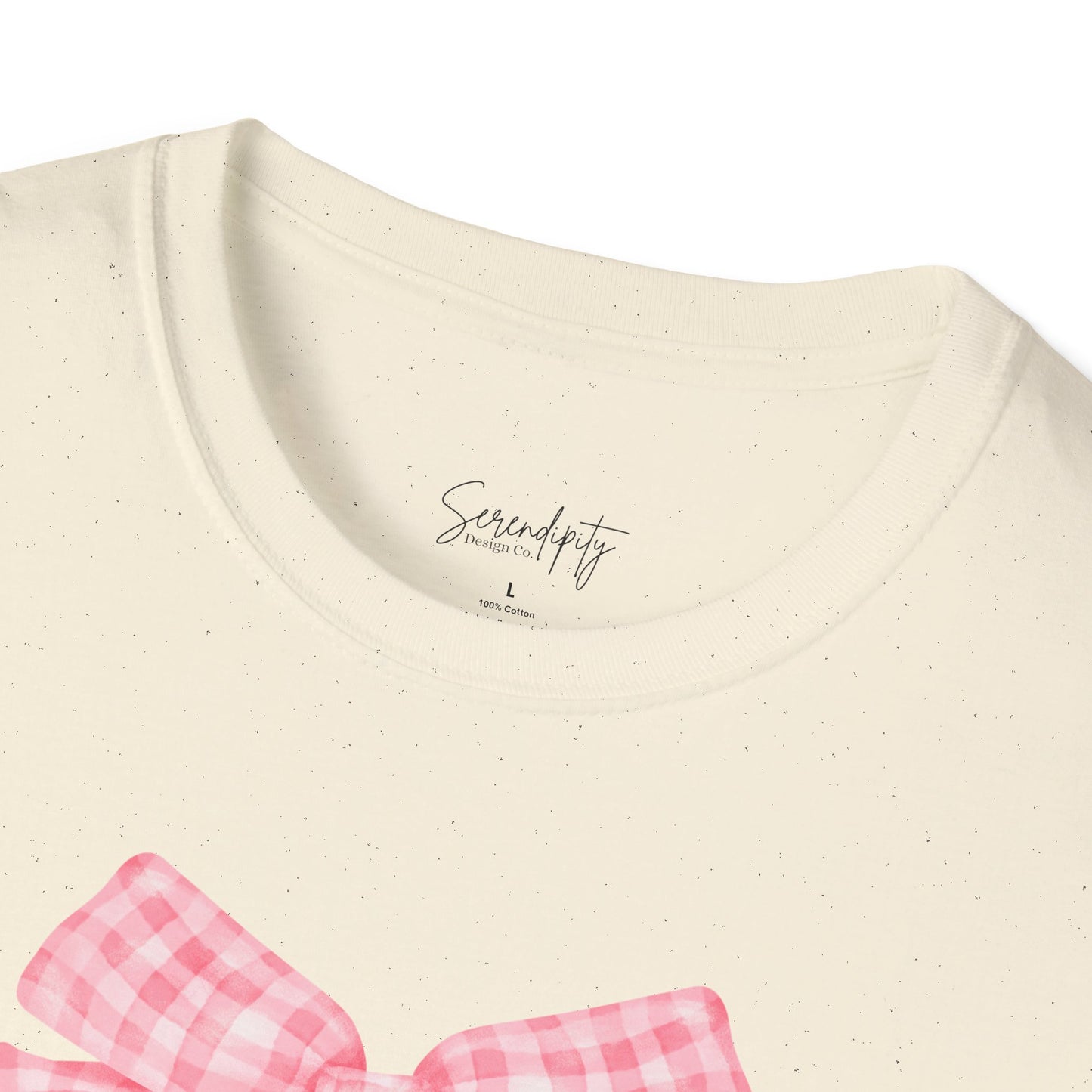 Mama Pink Bow Soft Style Tee