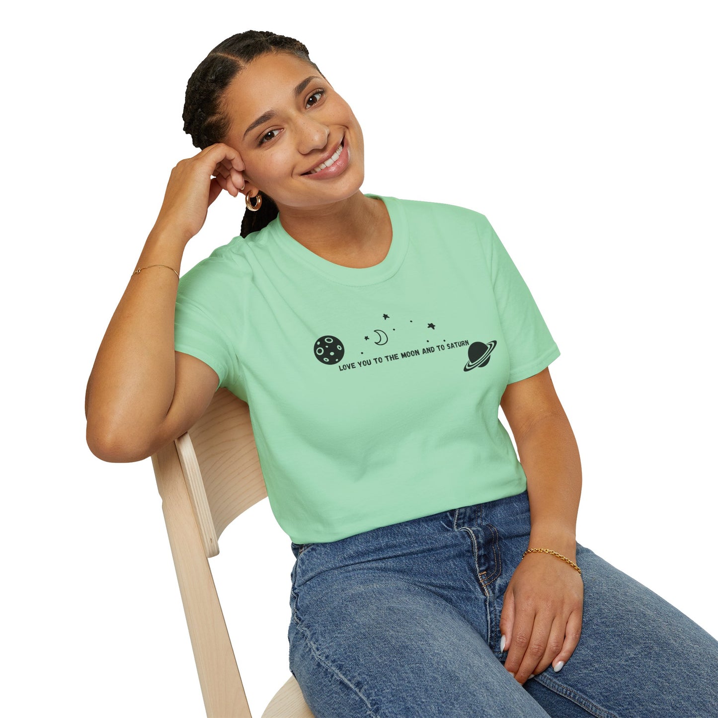 Love You to the Moon and to Saturn Soft Style Tee