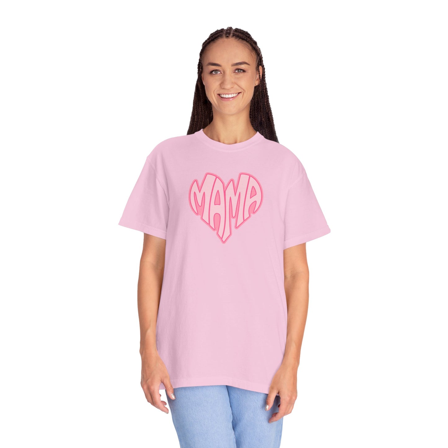 Mama Heart Comfort Colors Tee